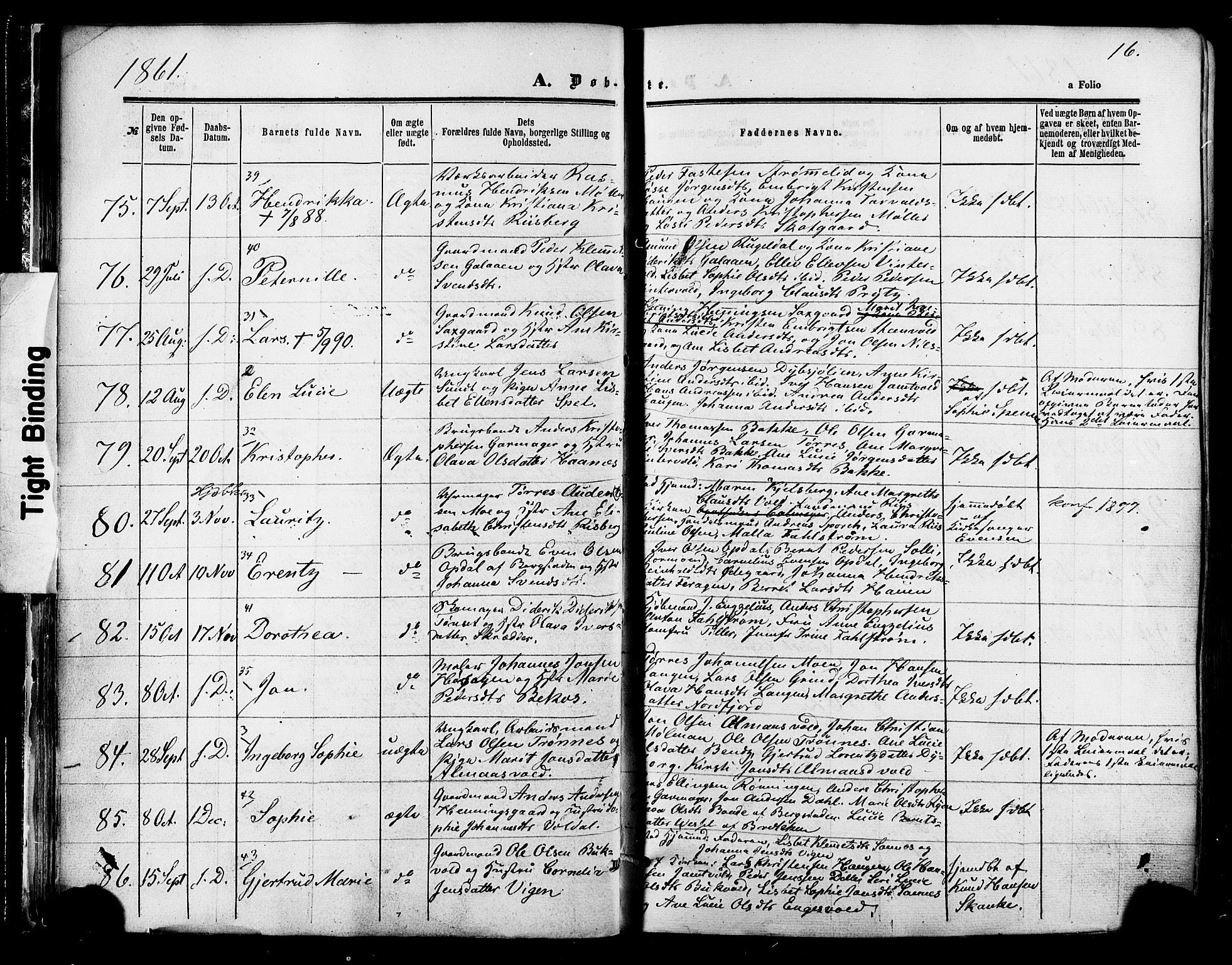 Ministerialprotokoller, klokkerbøker og fødselsregistre - Sør-Trøndelag, SAT/A-1456/681/L0932: Parish register (official) no. 681A10, 1860-1878, p. 16