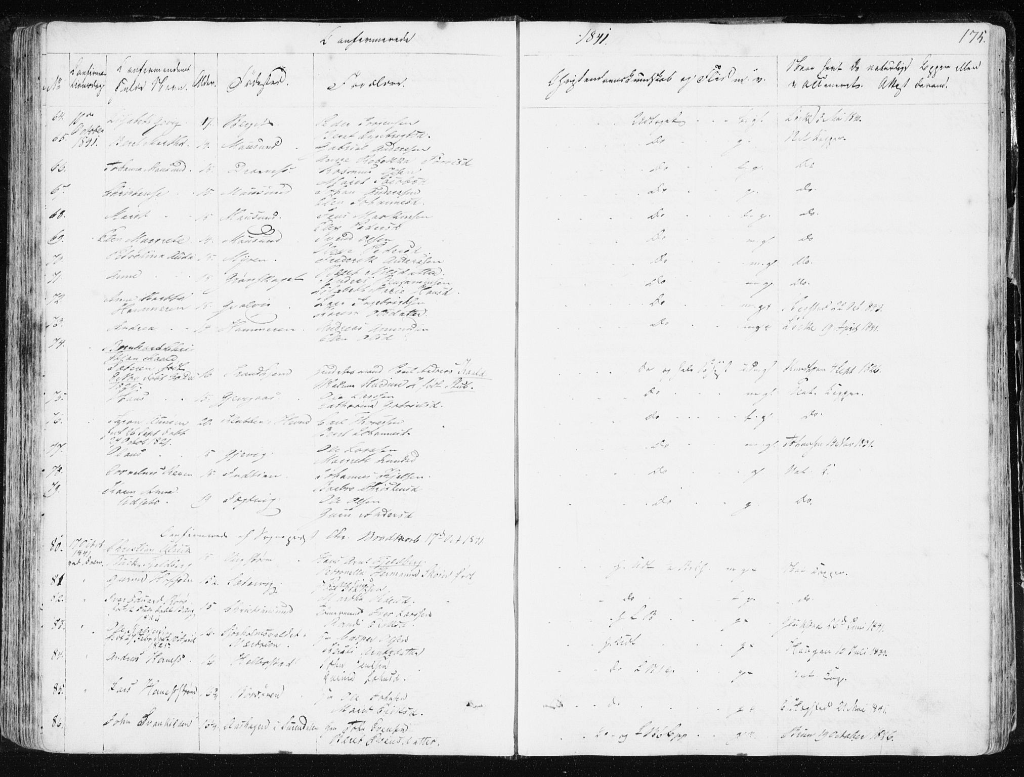 Ministerialprotokoller, klokkerbøker og fødselsregistre - Sør-Trøndelag, AV/SAT-A-1456/634/L0528: Parish register (official) no. 634A04, 1827-1842, p. 175