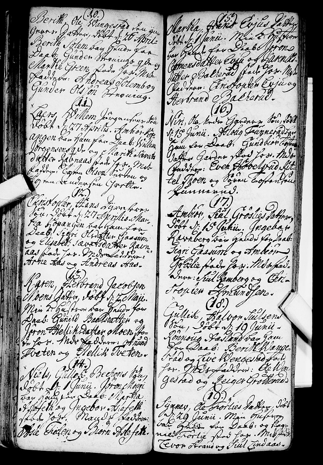 Flesberg kirkebøker, AV/SAKO-A-18/F/Fa/L0002: Parish register (official) no. I 2, 1726-1747