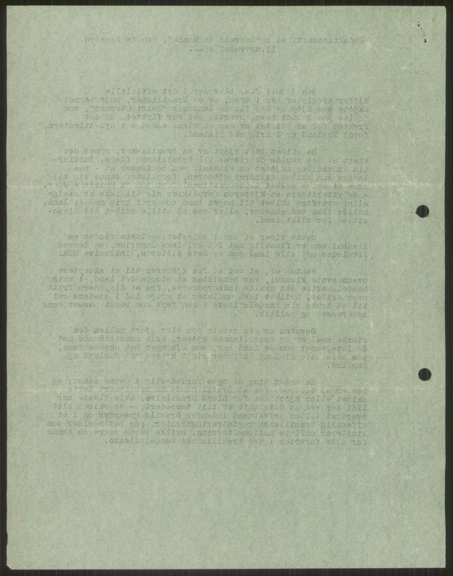 Lie, Trygve, AV/RA-PA-1407/D/L0005: Blandet korrespondanse., 1941-1945, p. 312