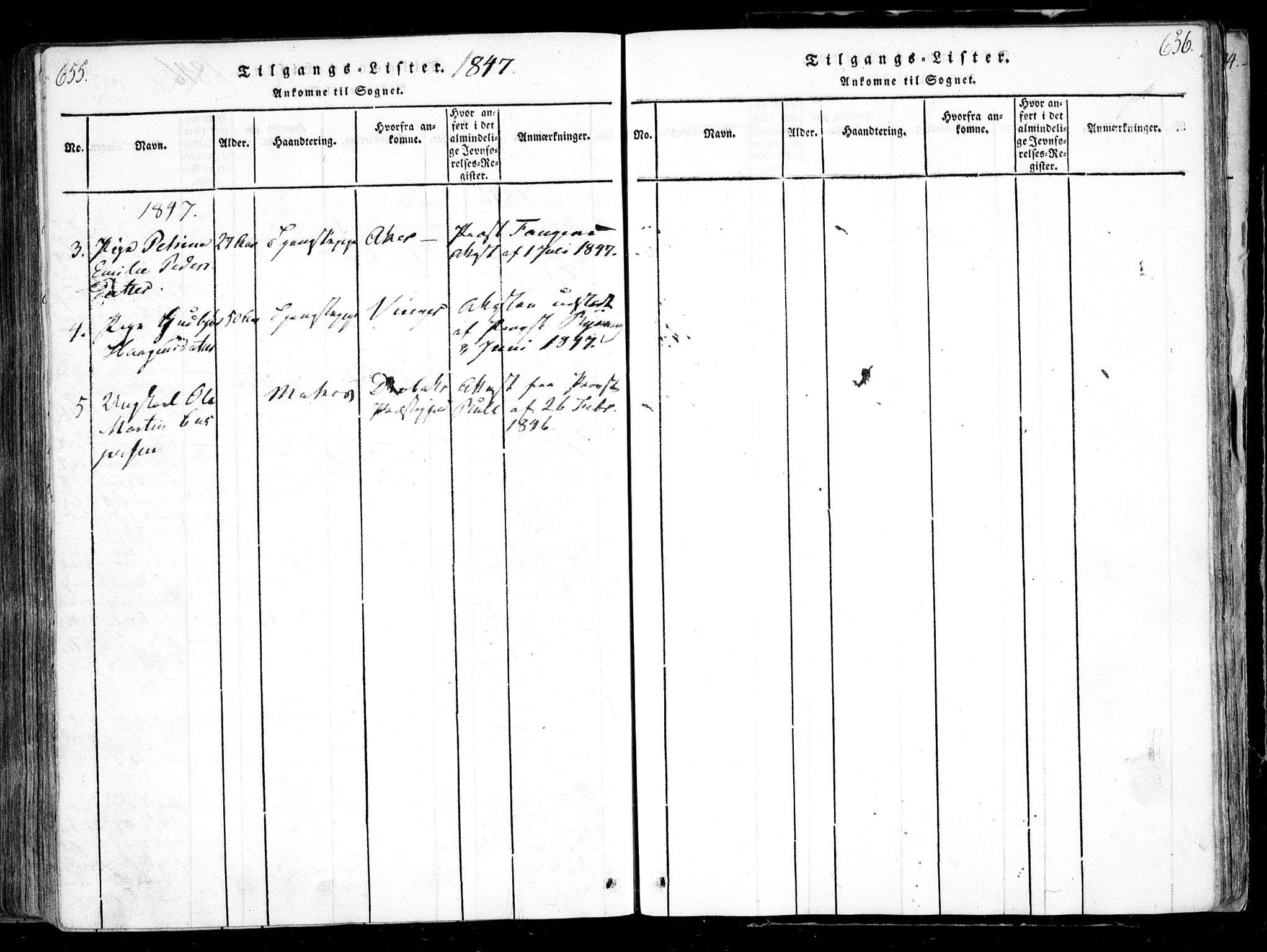 Nesodden prestekontor Kirkebøker, SAO/A-10013/F/Fa/L0006: Parish register (official) no. I 6, 1814-1847, p. 655-656
