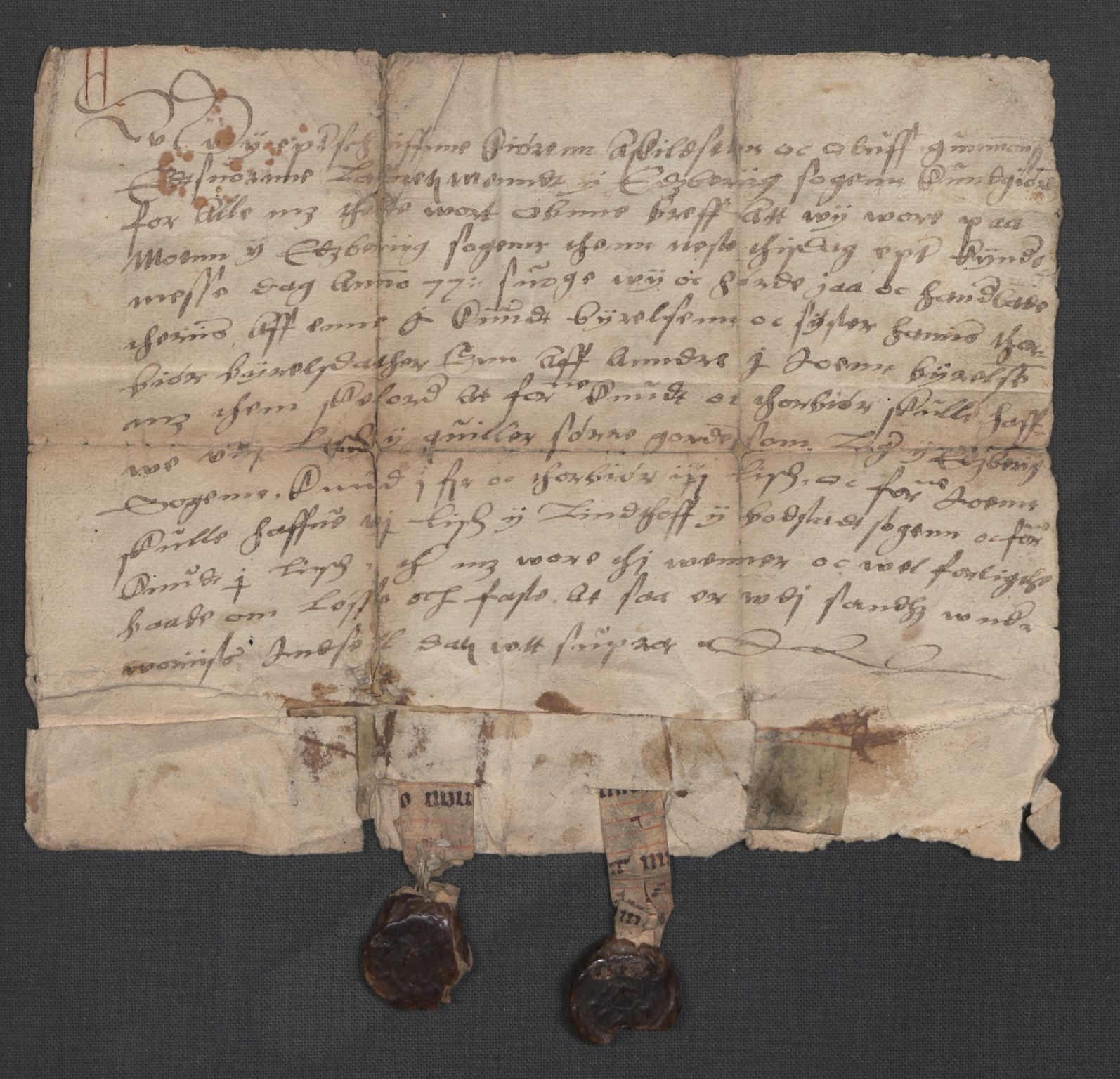 Riksarkivets diplomsamling, AV/RA-EA-5965/F02/L0079: Dokumenter, 1576-1577, p. 40