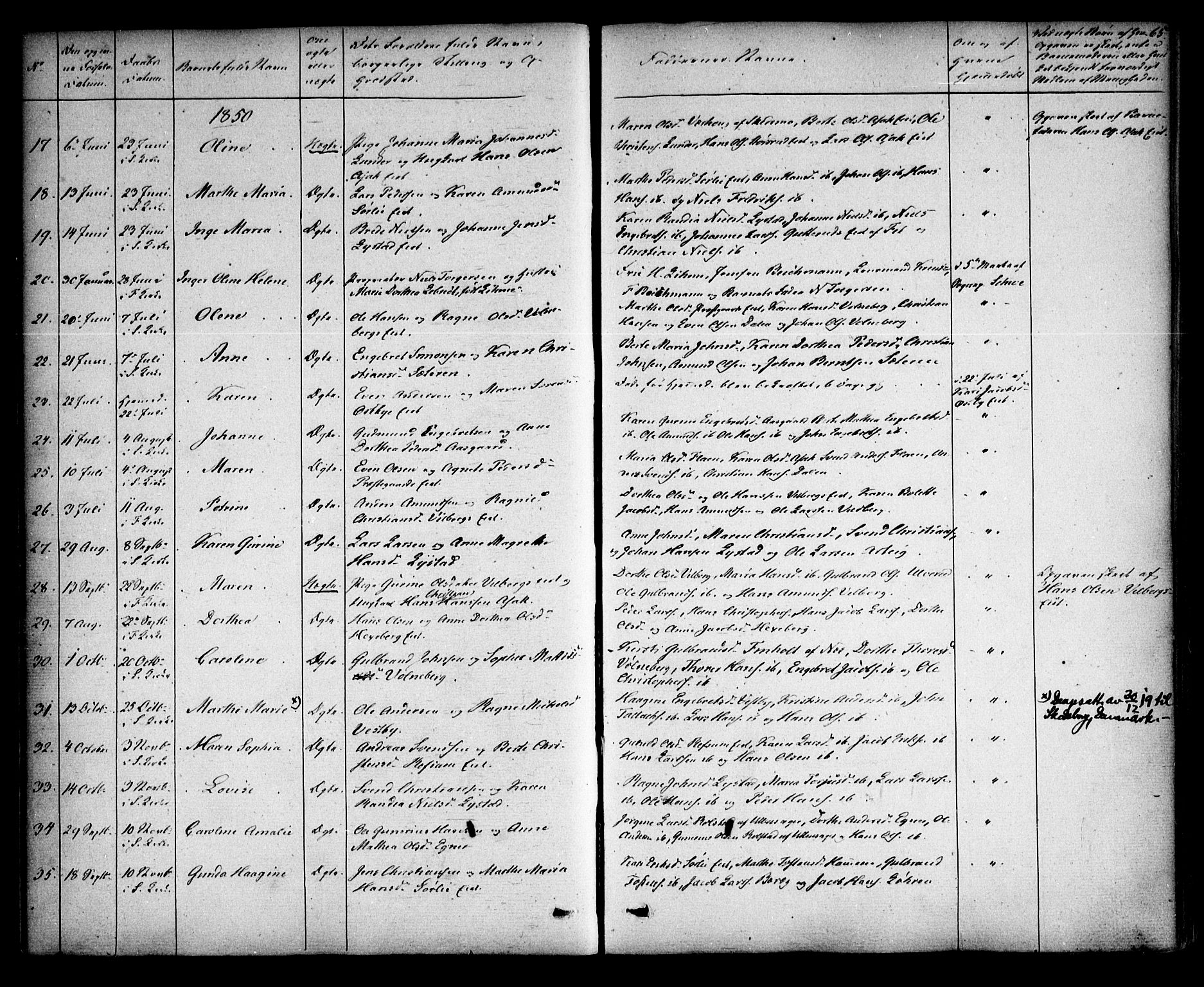 Sørum prestekontor Kirkebøker, AV/SAO-A-10303/F/Fa/L0005: Parish register (official) no. I 5, 1846-1863, p. 65