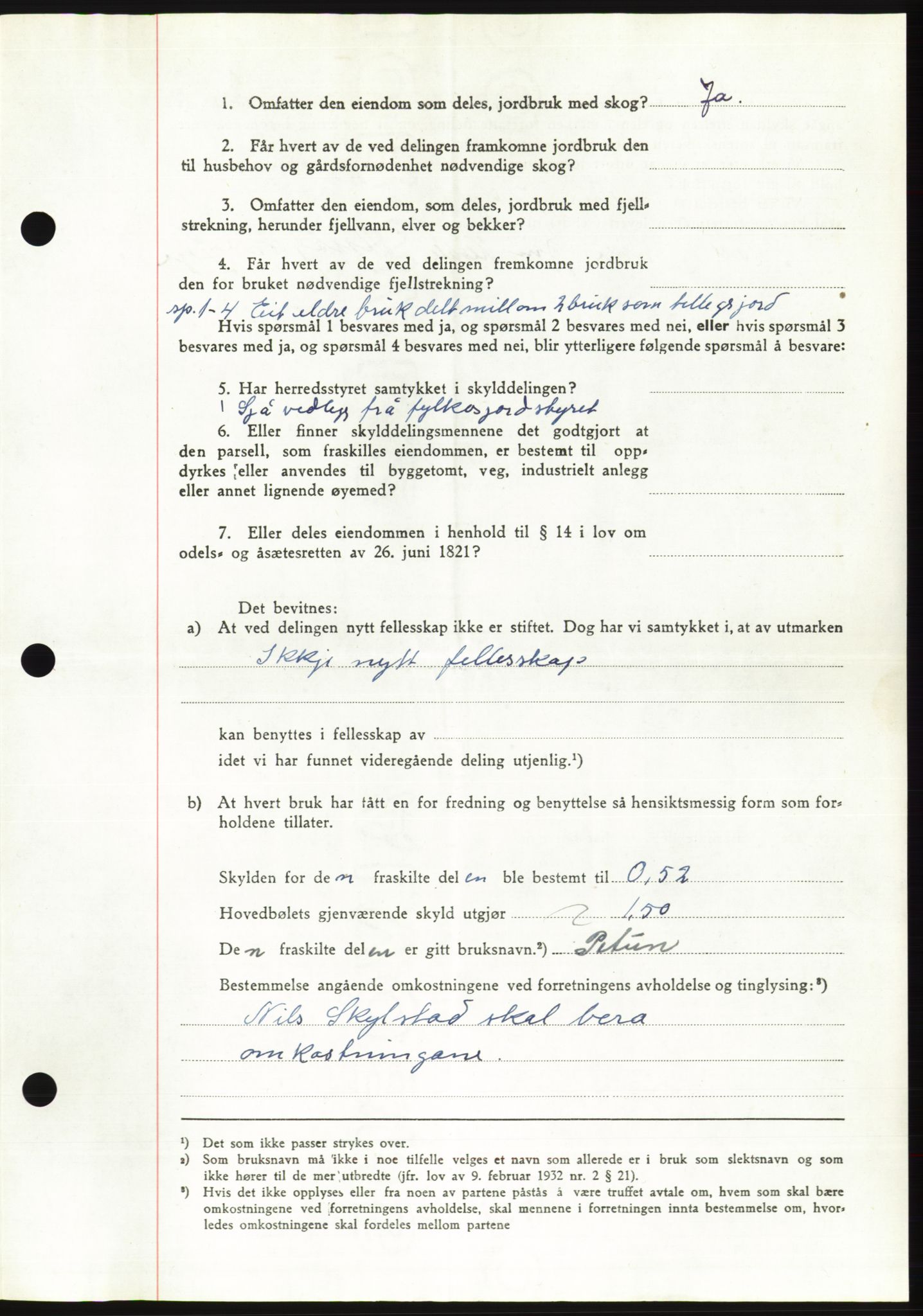 Søre Sunnmøre sorenskriveri, AV/SAT-A-4122/1/2/2C/L0105: Mortgage book no. 31A, 1956-1957, Diary no: : 2510/1956