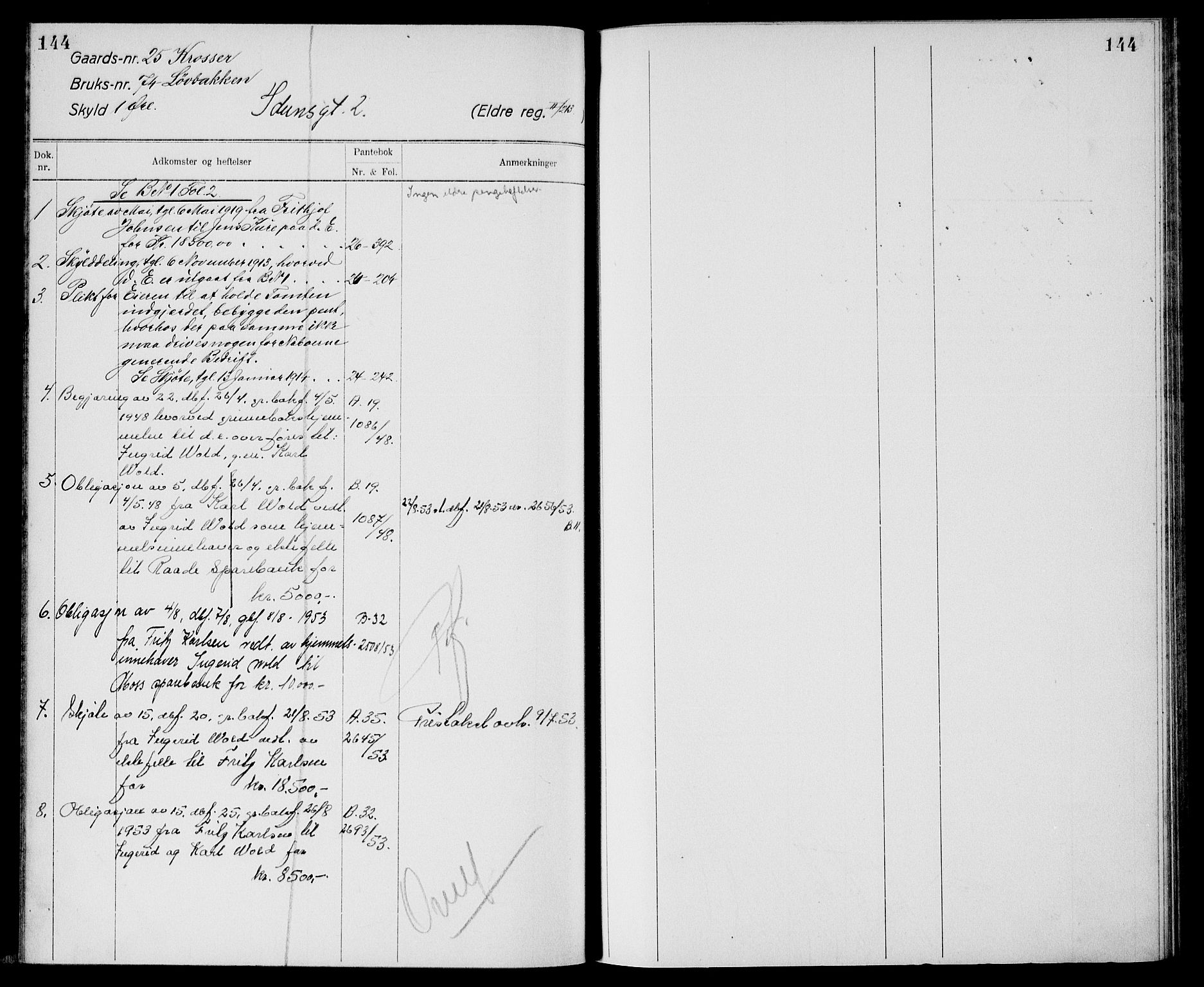 Moss sorenskriveri, AV/SAO-A-10168: Mortgage register no. XI 4, 1864-1961, p. 144
