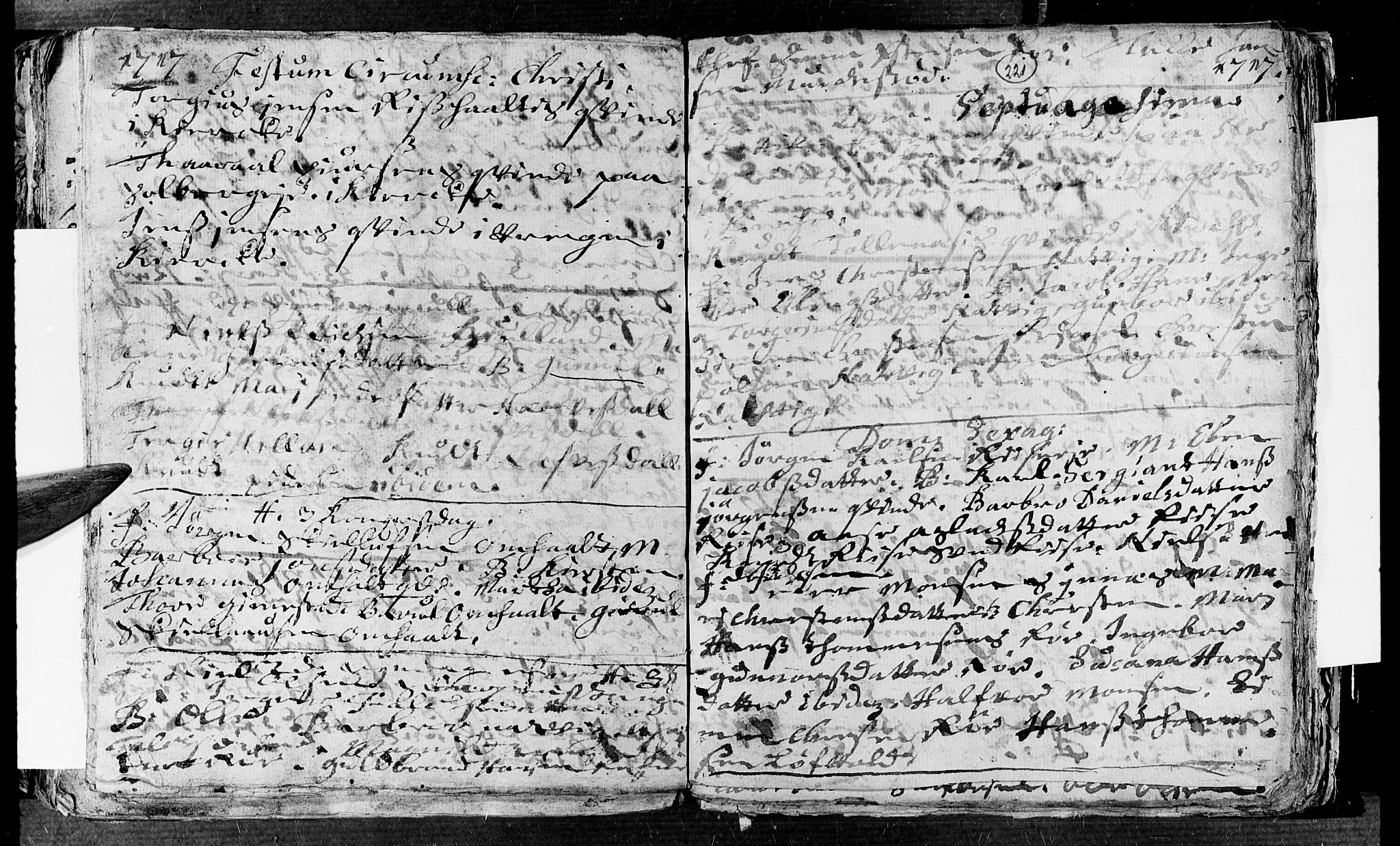 Øyestad sokneprestkontor, AV/SAK-1111-0049/F/Fa/L0002: Parish register (official) no. A 2, 1692-1722, p. 221