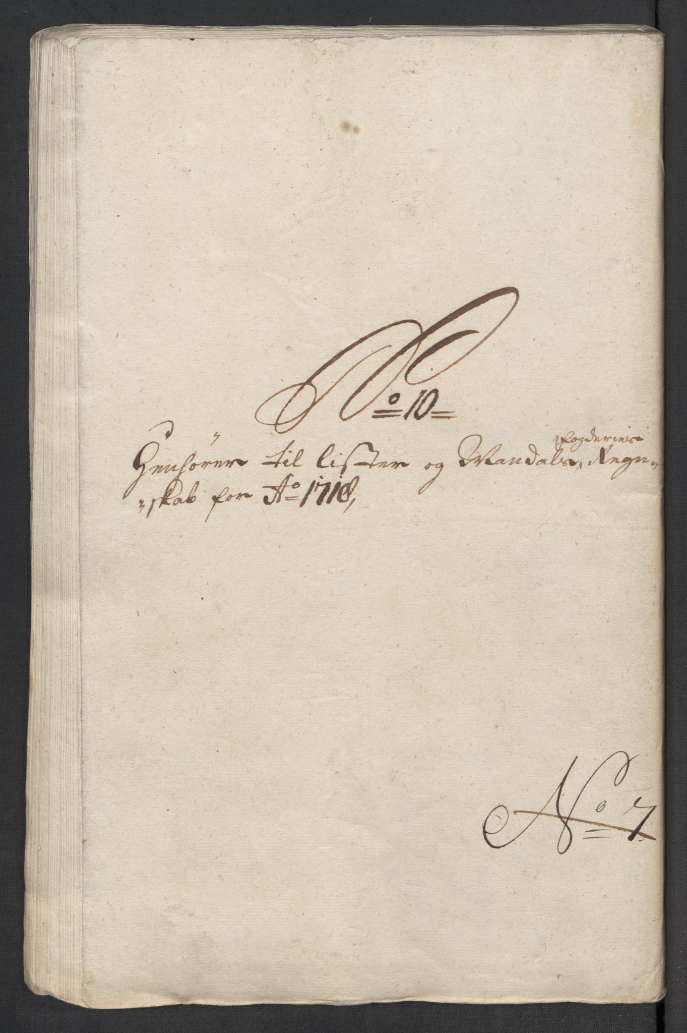 Rentekammeret inntil 1814, Reviderte regnskaper, Fogderegnskap, AV/RA-EA-4092/R43/L2563: Fogderegnskap Lista og Mandal, 1718, p. 151