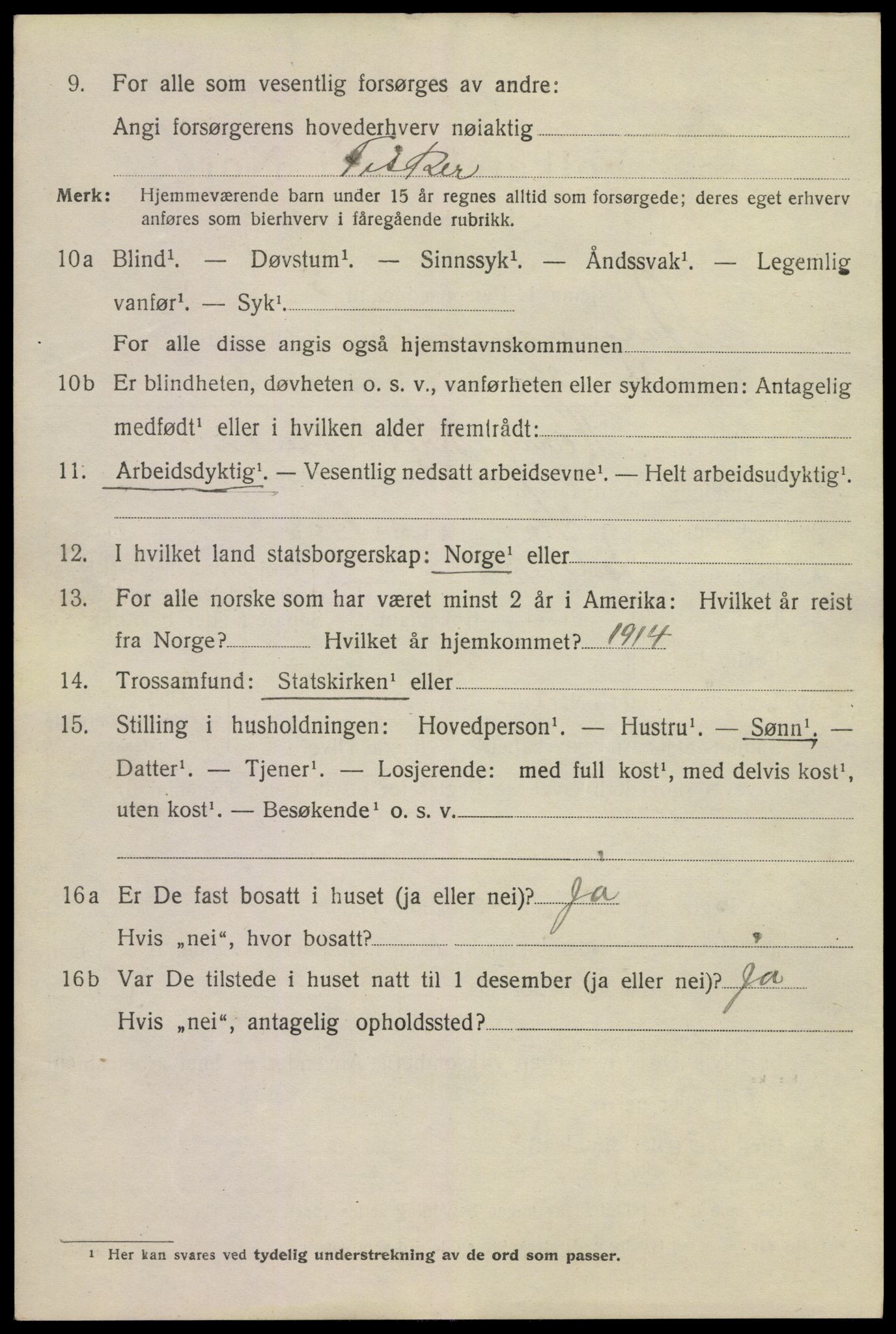 SAKO, 1920 census for Åsgårdstrand, 1920, p. 1224