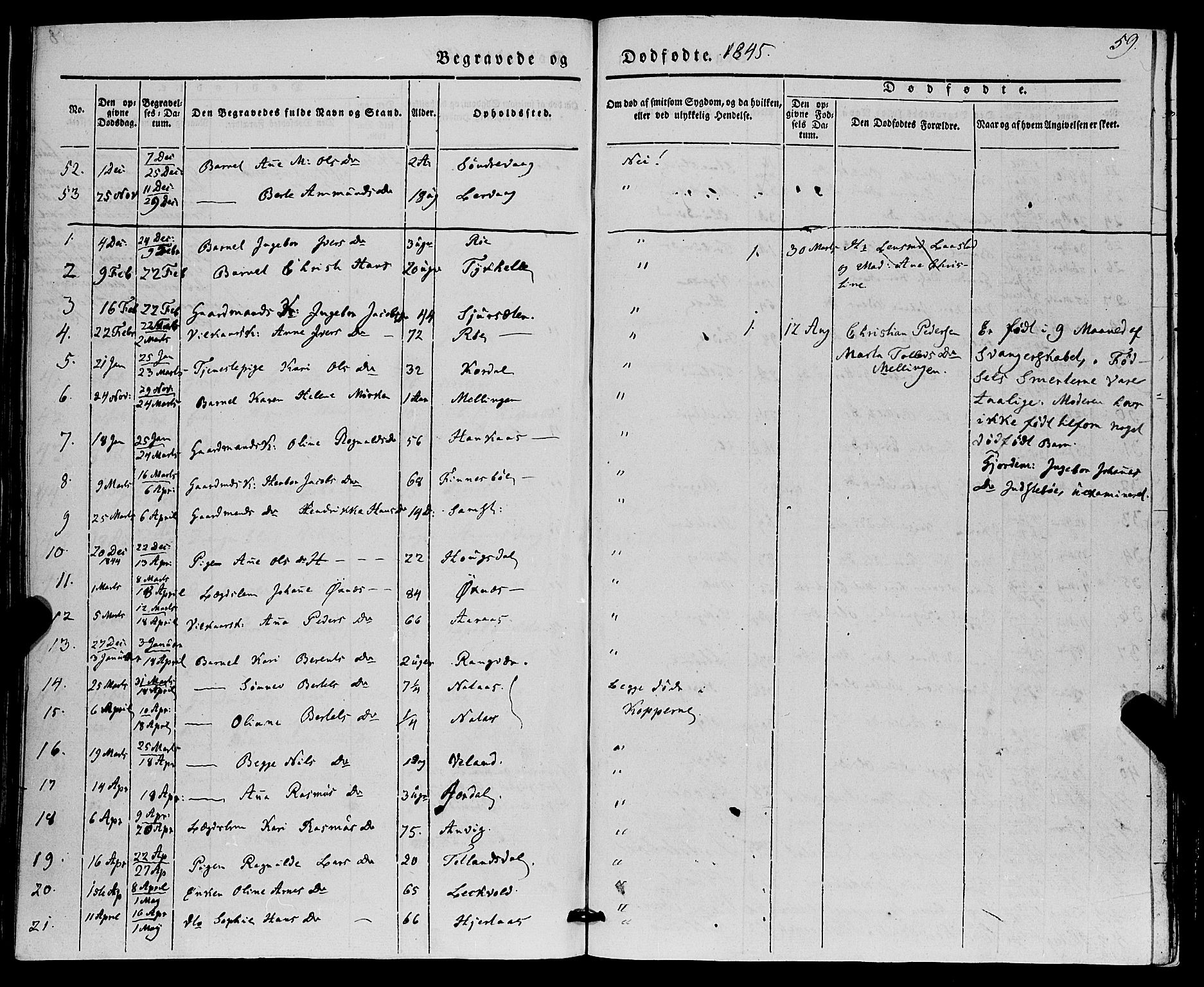 Lindås Sokneprestembete, SAB/A-76701/H/Haa: Parish register (official) no. A 14, 1835-1847, p. 59
