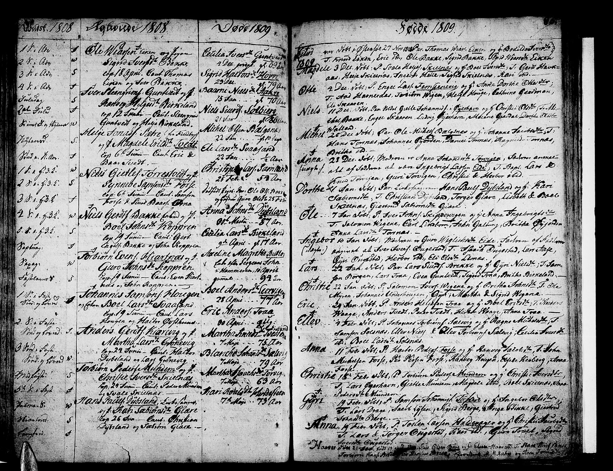 Strandebarm sokneprestembete, AV/SAB-A-78401/H/Haa: Parish register (official) no. A 4, 1788-1817, p. 85