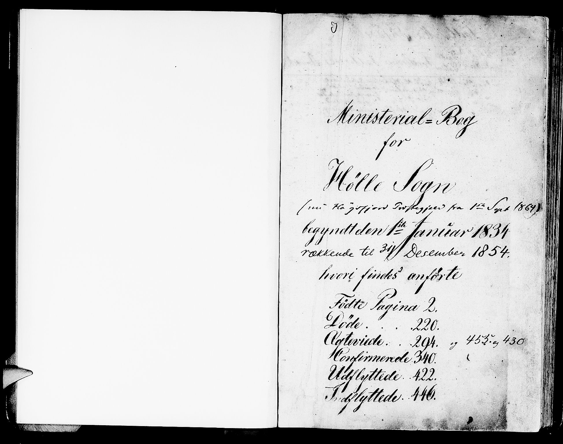 Strand sokneprestkontor, AV/SAST-A-101828/H/Ha/Haa/L0005: Parish register (official) no. A 5, 1833-1854