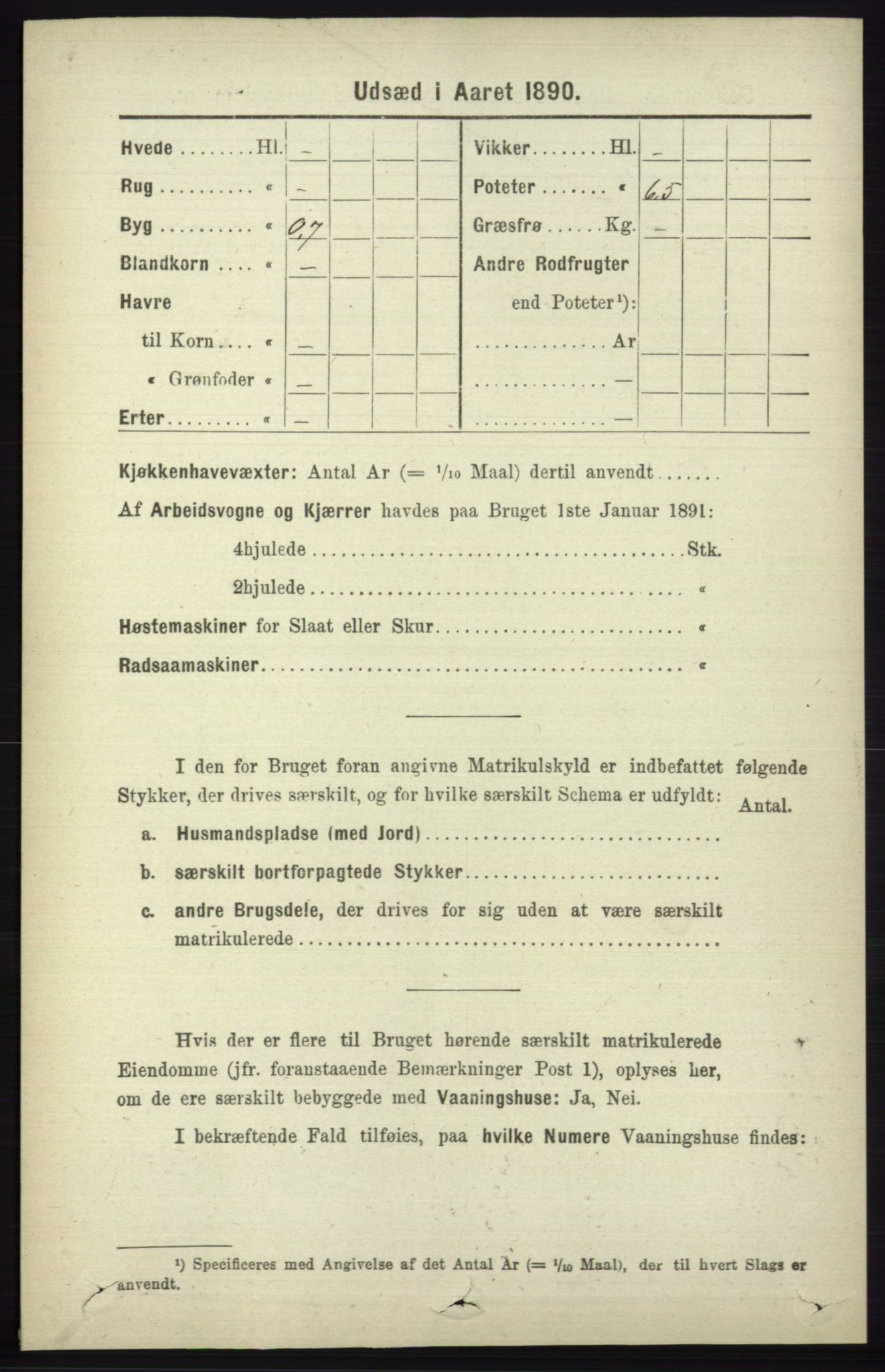 RA, 1891 census for 1230 Ullensvang, 1891, p. 8510