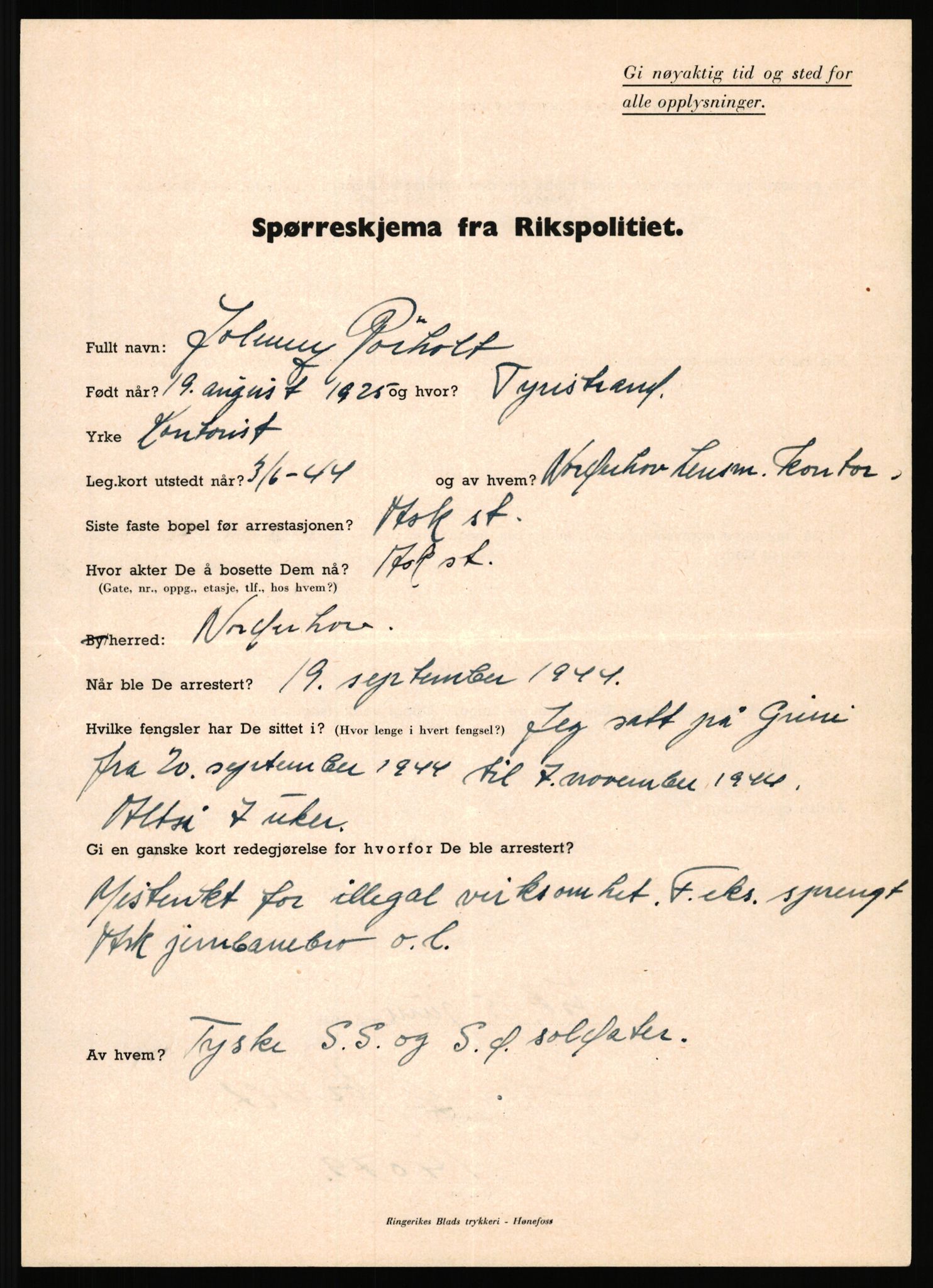 Rikspolitisjefen, AV/RA-S-1560/L/L0014: Pettersen, Aksel - Savosnick, Ernst, 1940-1945, p. 1012