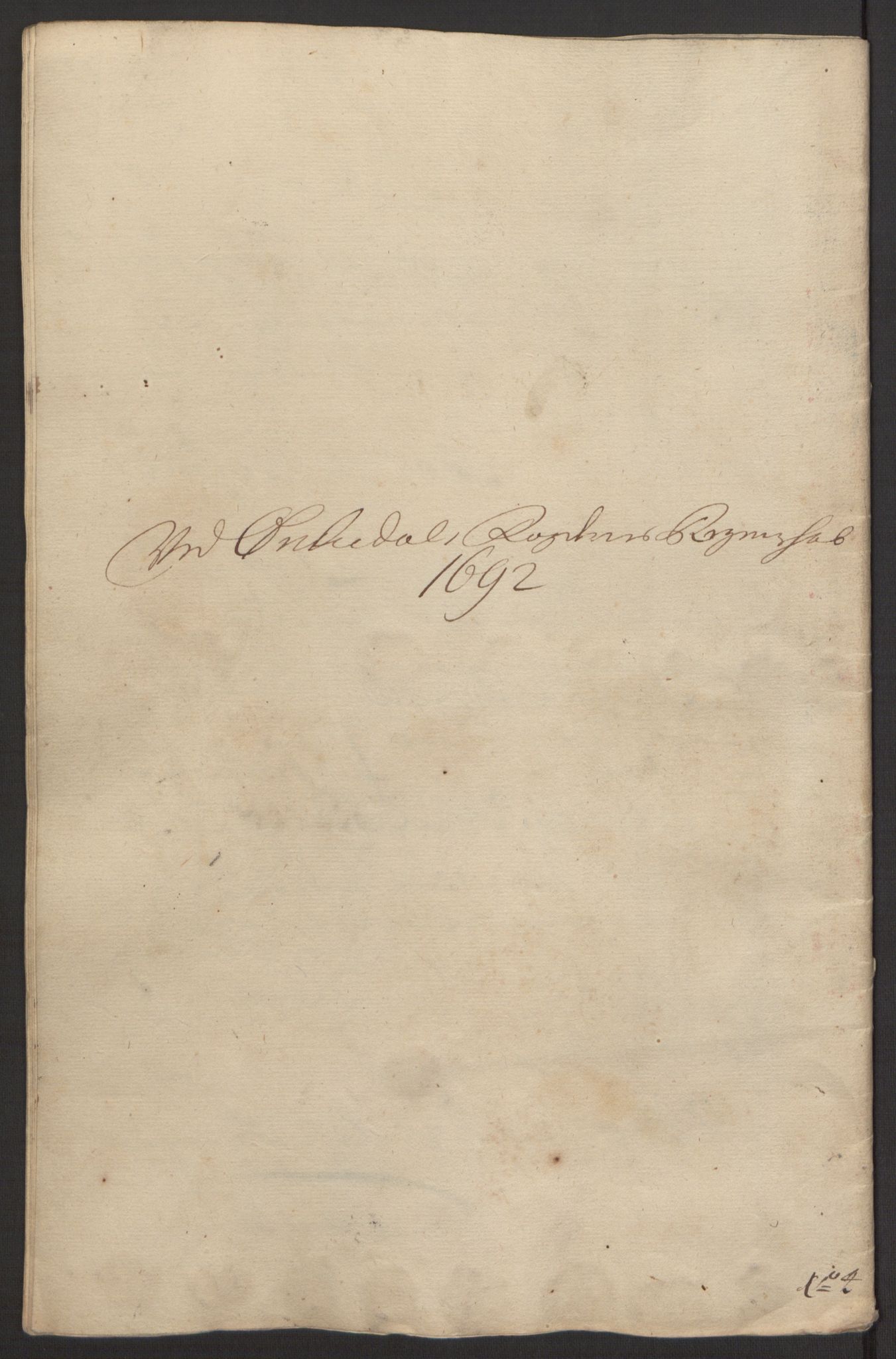 Rentekammeret inntil 1814, Reviderte regnskaper, Fogderegnskap, RA/EA-4092/R58/L3937: Fogderegnskap Orkdal, 1691-1692, p. 335