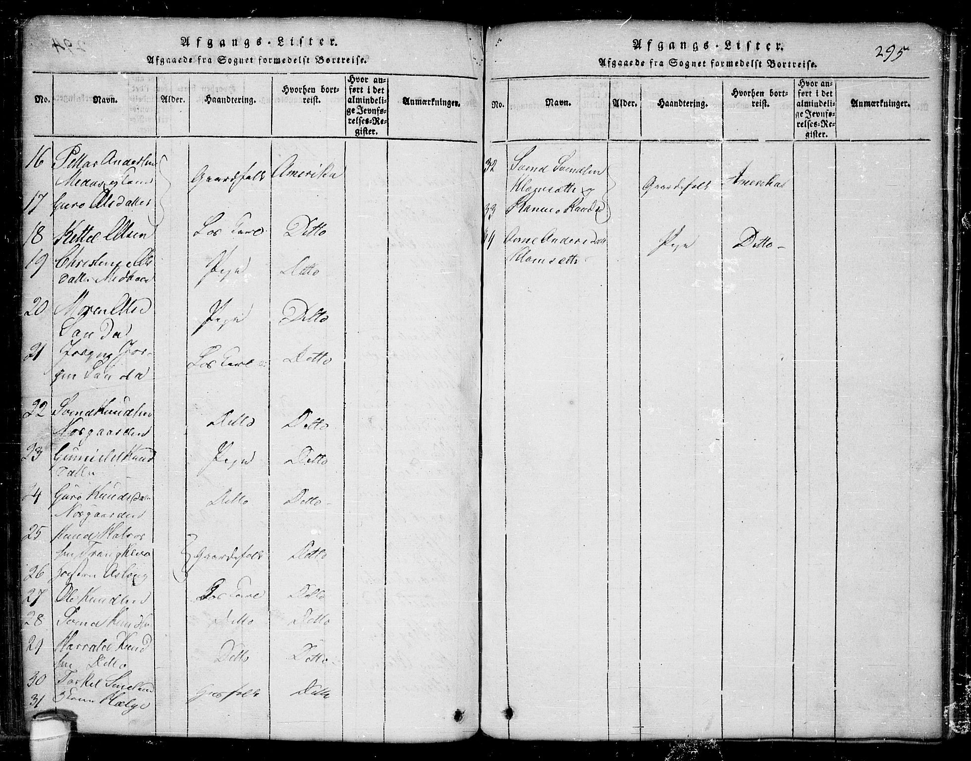 Seljord kirkebøker, SAKO/A-20/G/Ga/L0001: Parish register (copy) no. I 1, 1815-1854, p. 295