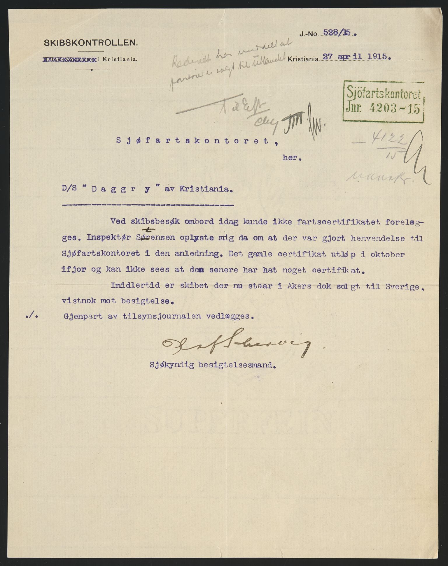 Sjøfartsdirektoratet med forløpere, skipsmapper slettede skip, AV/RA-S-4998/F/Fa/L0225: --, 1867-1925, p. 5