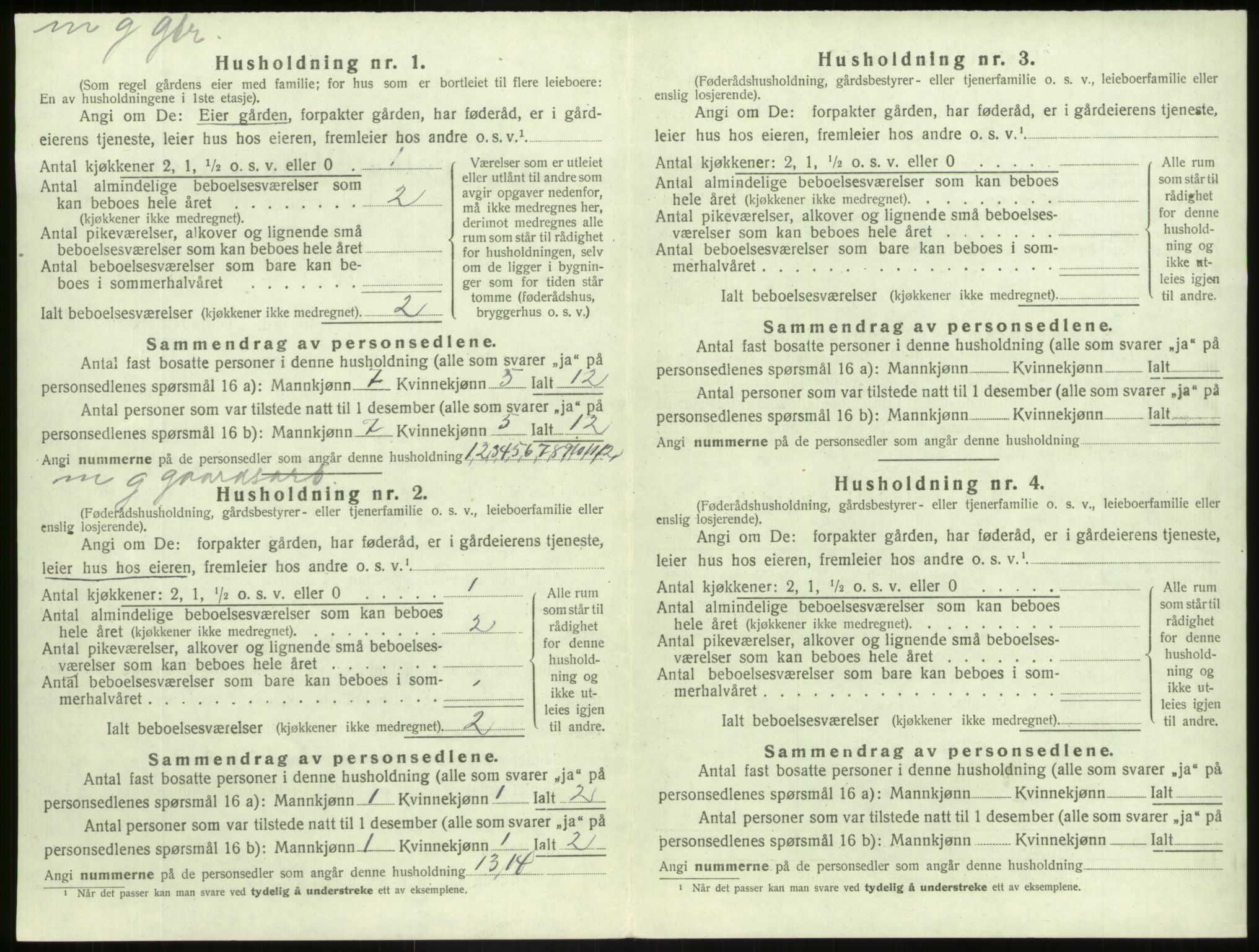 SAB, 1920 census for Luster, 1920, p. 438