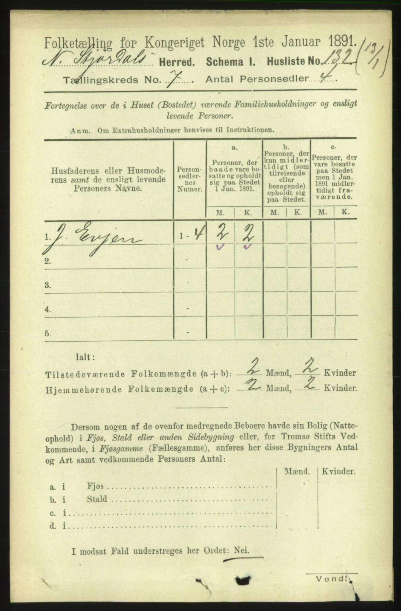 RA, 1891 census for 1714 Nedre Stjørdal, 1891, p. 3073