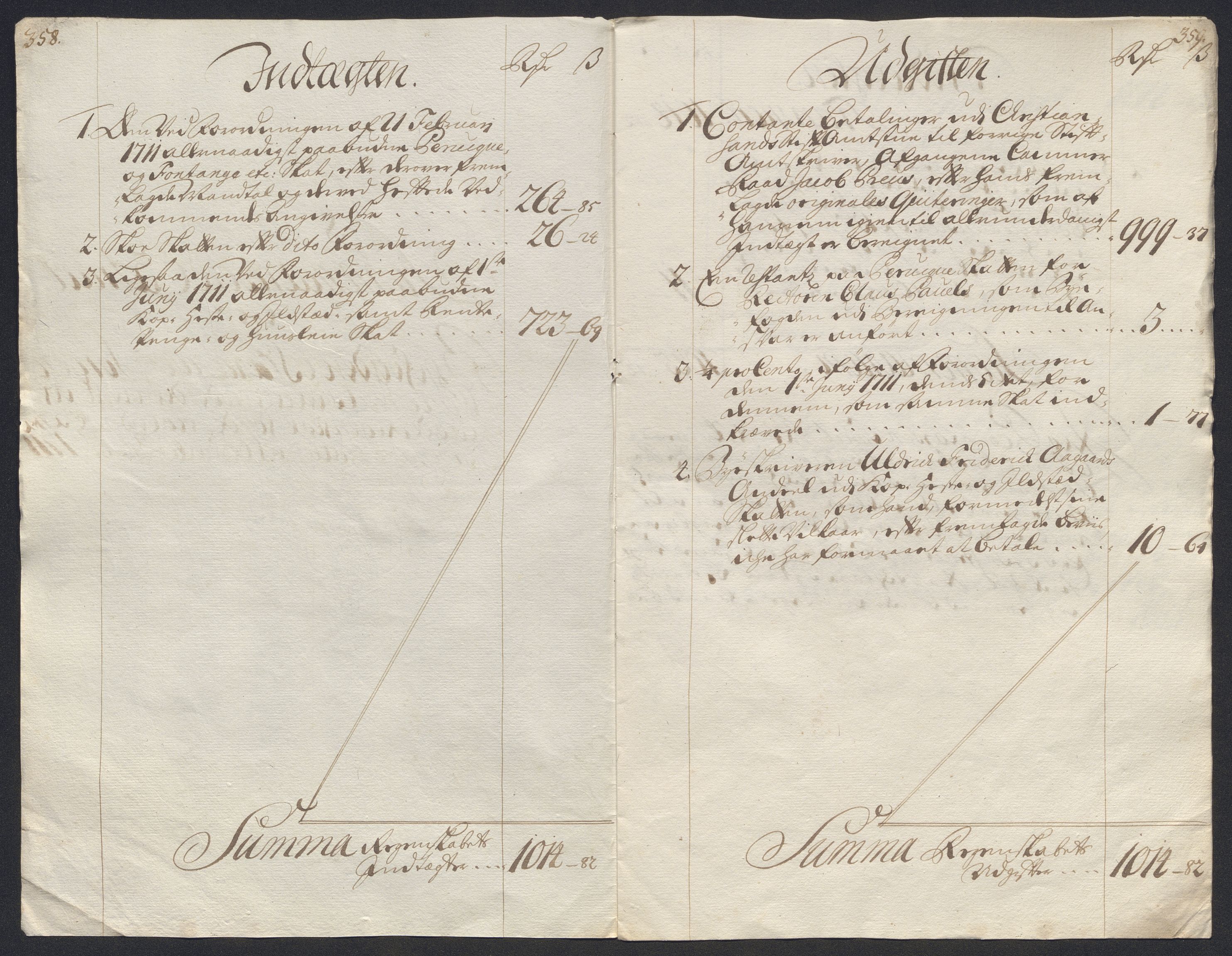 Rentekammeret inntil 1814, Reviderte regnskaper, Byregnskaper, AV/RA-EA-4066/R/Ro/L0302: [O4] Kontribusjonsregnskap, 1687-1711, p. 315