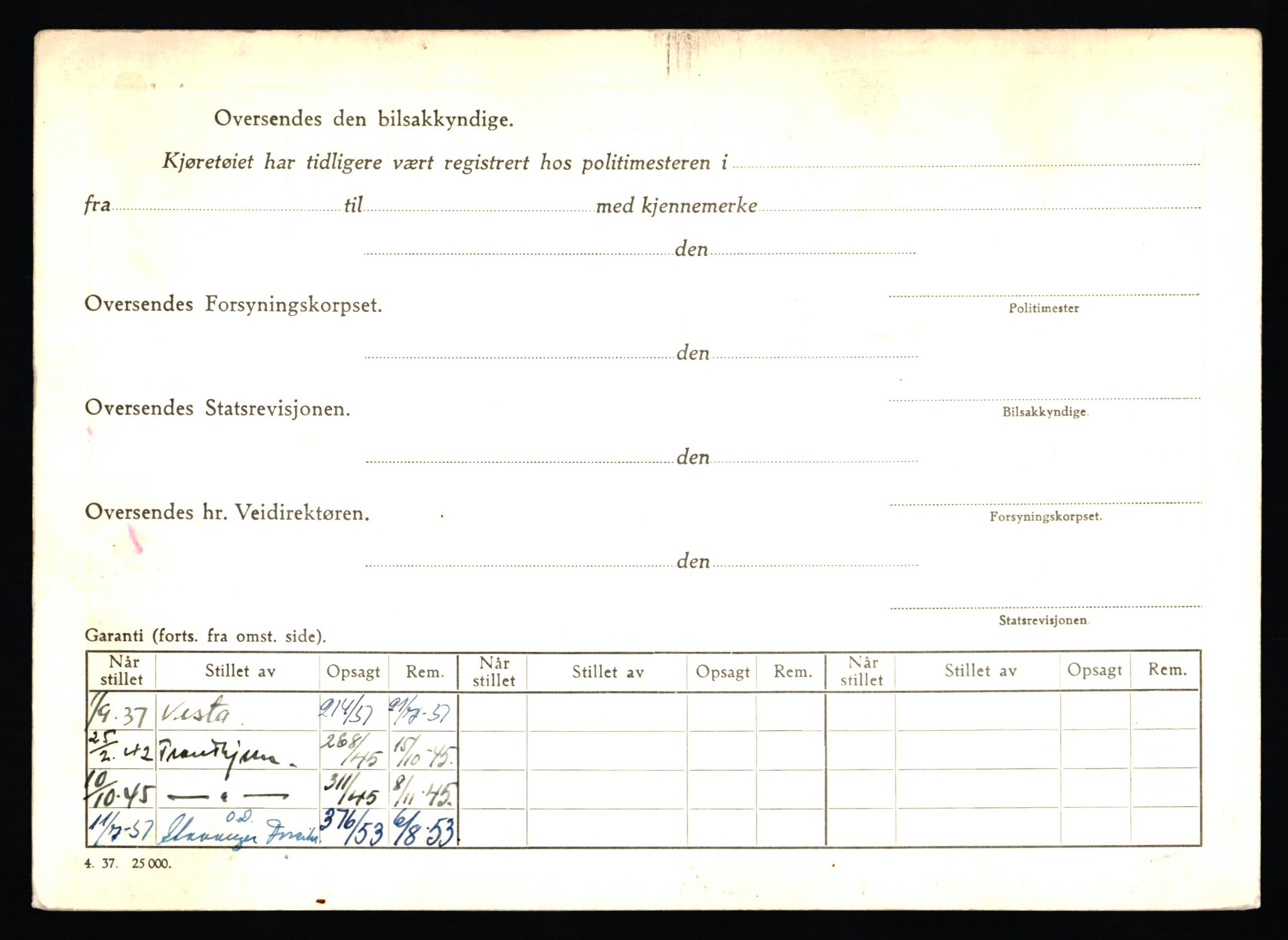 Stavanger trafikkstasjon, SAST/A-101942/0/F/L0009: L-3000 - L-3349, 1930-1971, p. 917