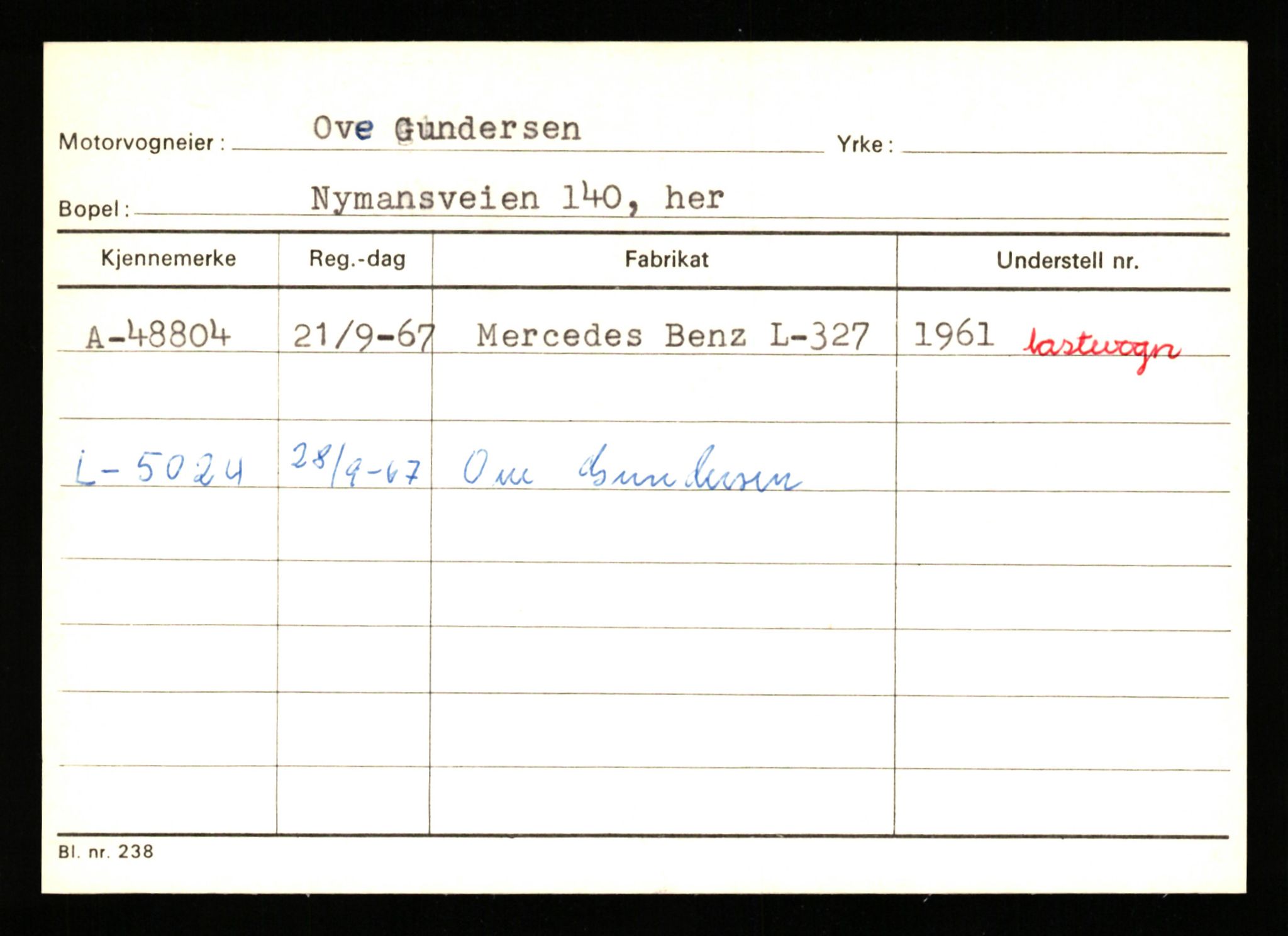 Stavanger trafikkstasjon, AV/SAST-A-101942/0/G/L0006: Registreringsnummer: 34250 - 49007, 1930-1971, p. 3414