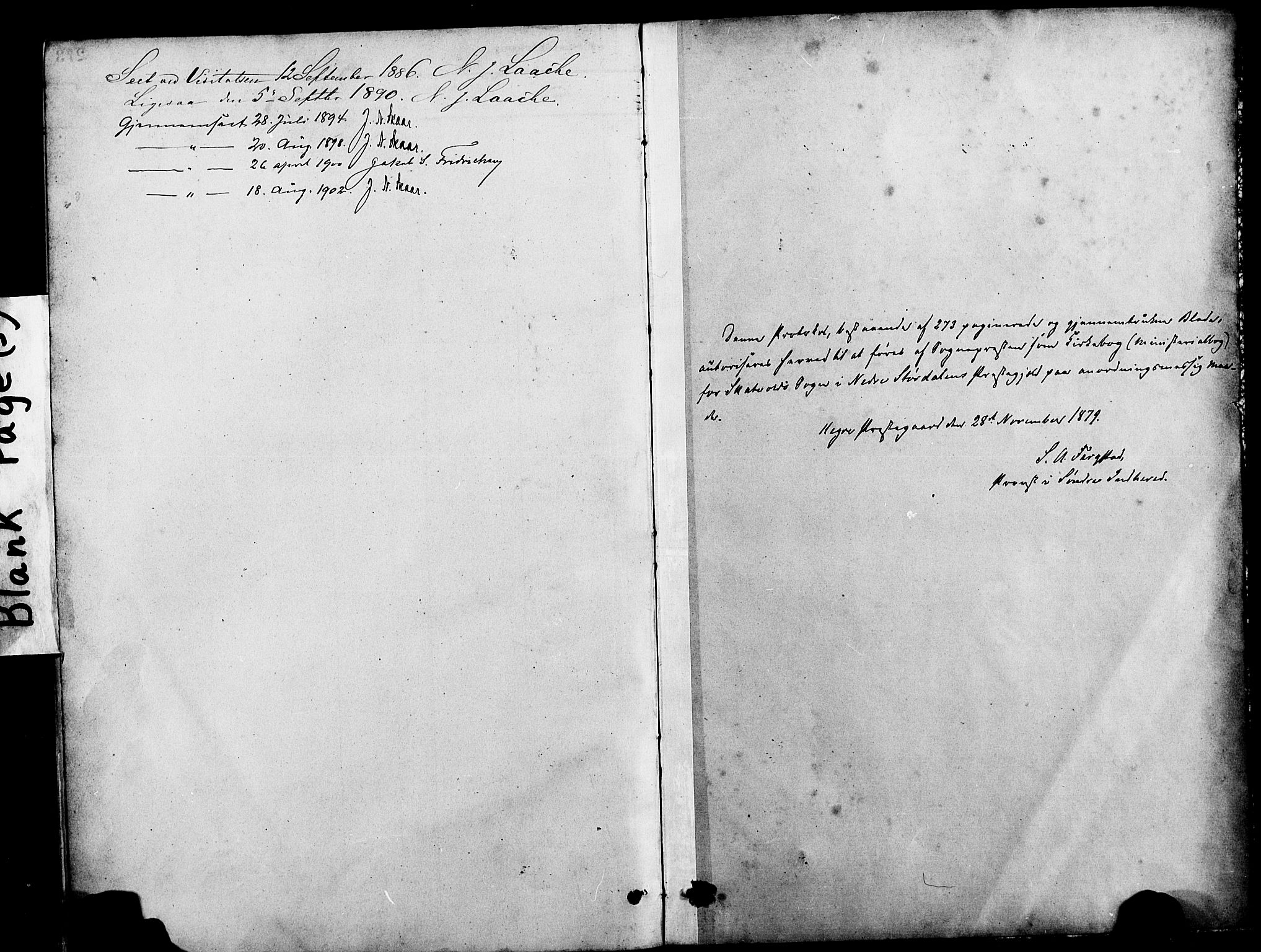 Ministerialprotokoller, klokkerbøker og fødselsregistre - Nord-Trøndelag, SAT/A-1458/712/L0100: Parish register (official) no. 712A01, 1880-1900