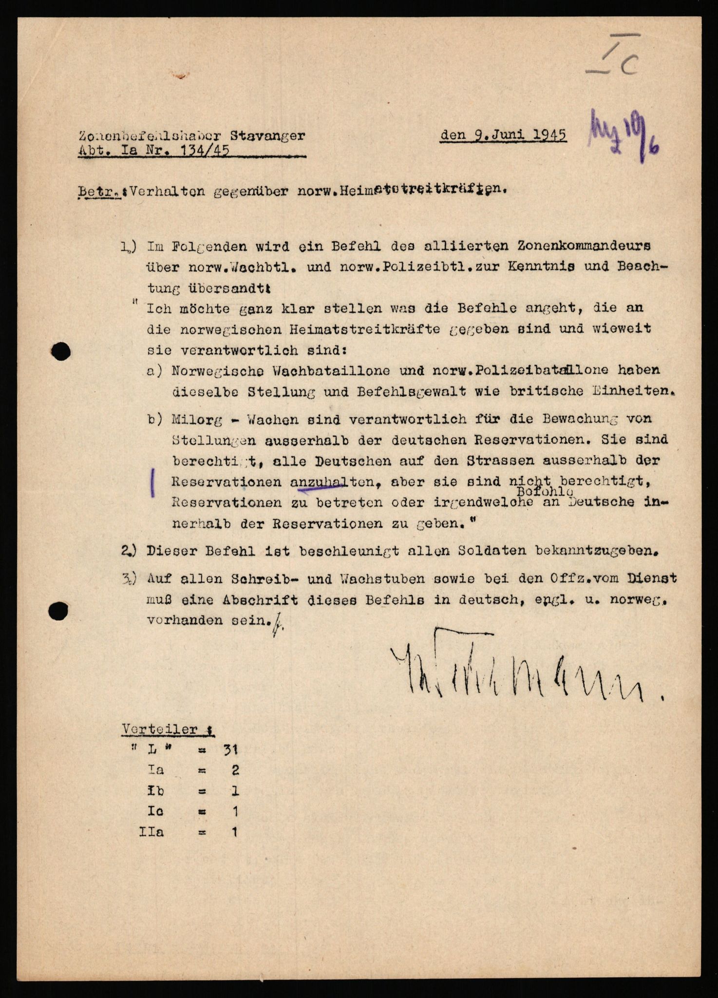 Deutscher Oberbefehlshaber Norwegen (DOBN), AV/RA-RAFA-2197/D/Dl/L0119: DB Zone Stavanger Abt. Ic, 1945, p. 76