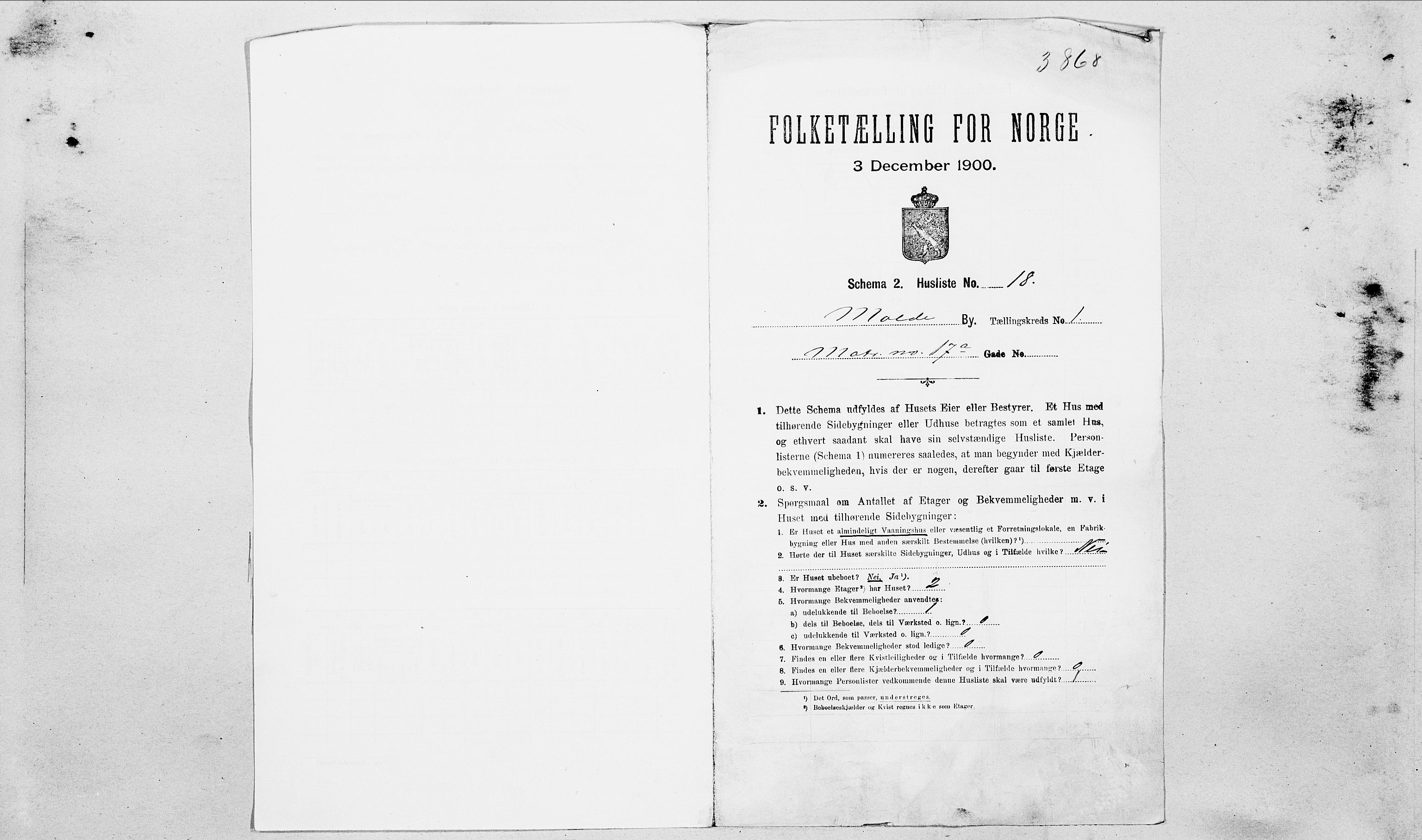 SAT, 1900 census for Molde, 1900, p. 15