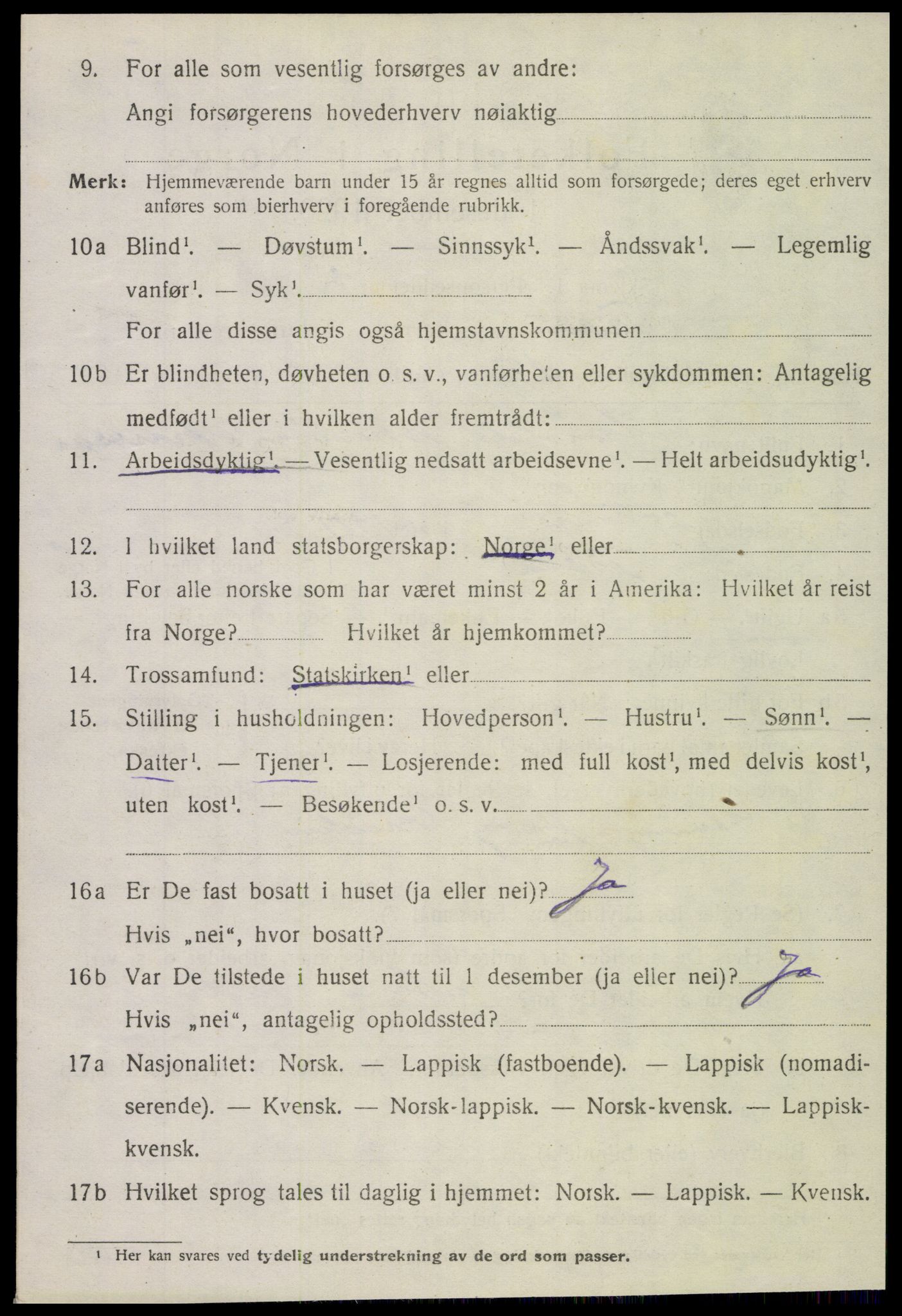 SAT, 1920 census for Træna, 1920, p. 411