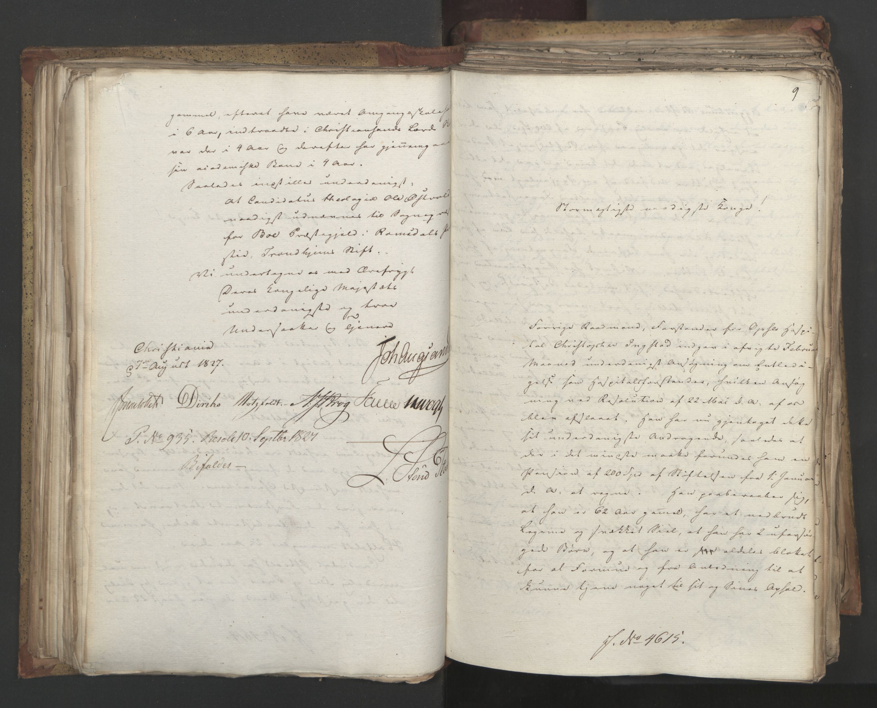 Statsrådsavdelingen i Stockholm, AV/RA-S-1003/D/Da/L0052: Regjeringsinnstillinger nr. 4566-4799, 1827, p. 152