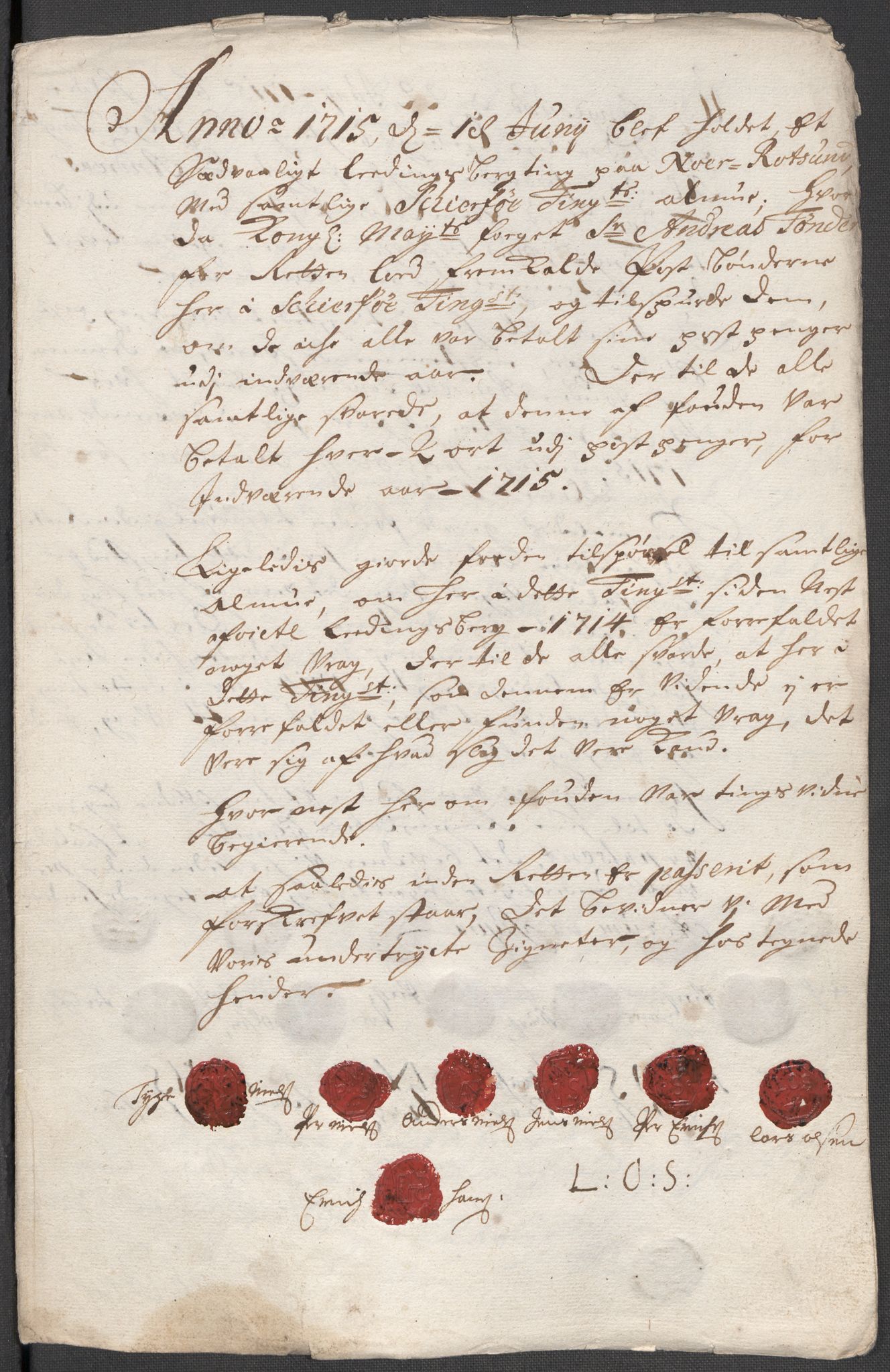 Rentekammeret inntil 1814, Reviderte regnskaper, Fogderegnskap, AV/RA-EA-4092/R68/L4761: Fogderegnskap Senja og Troms, 1715, p. 266