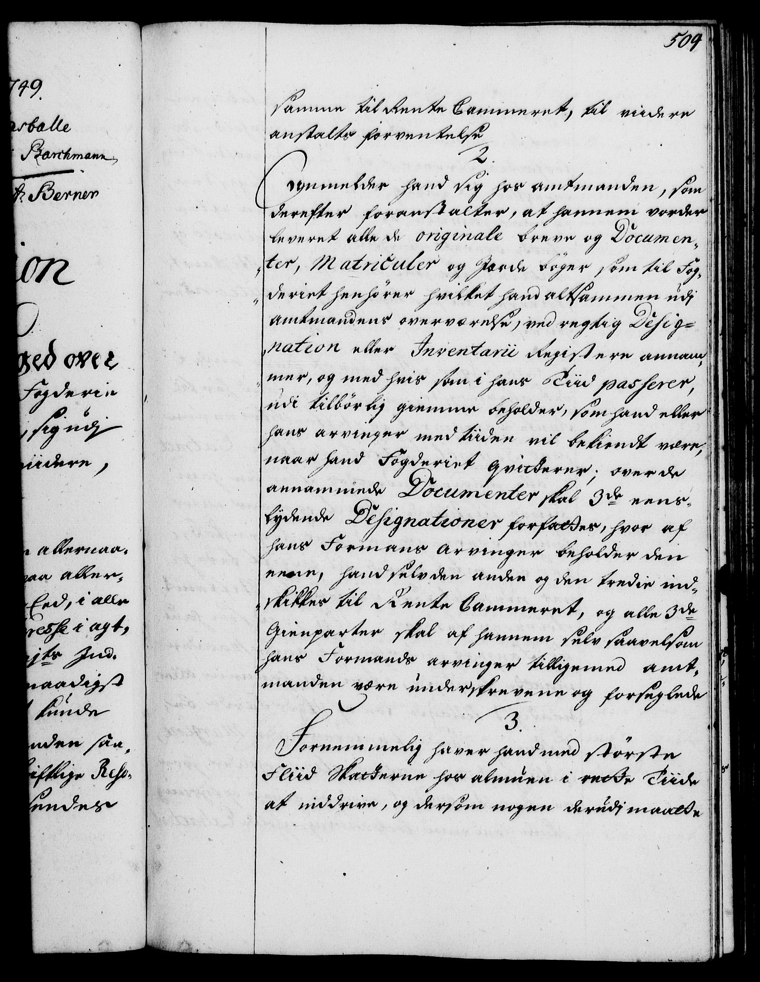 Rentekammeret, Kammerkanselliet, RA/EA-3111/G/Gg/Ggi/L0002: Norsk instruksjonsprotokoll med register (merket RK 53.35), 1729-1751, p. 504