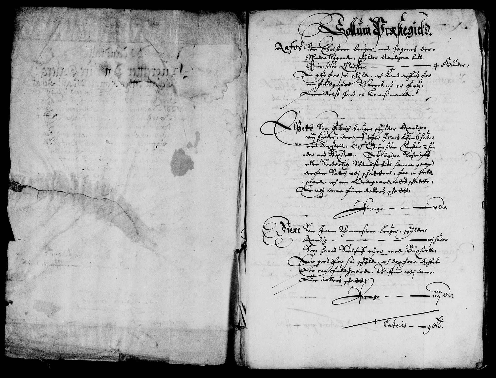 Rentekammeret inntil 1814, Reviderte regnskaper, Lensregnskaper, AV/RA-EA-5023/R/Rb/Rbp/L0035: Bratsberg len, 1648-1650