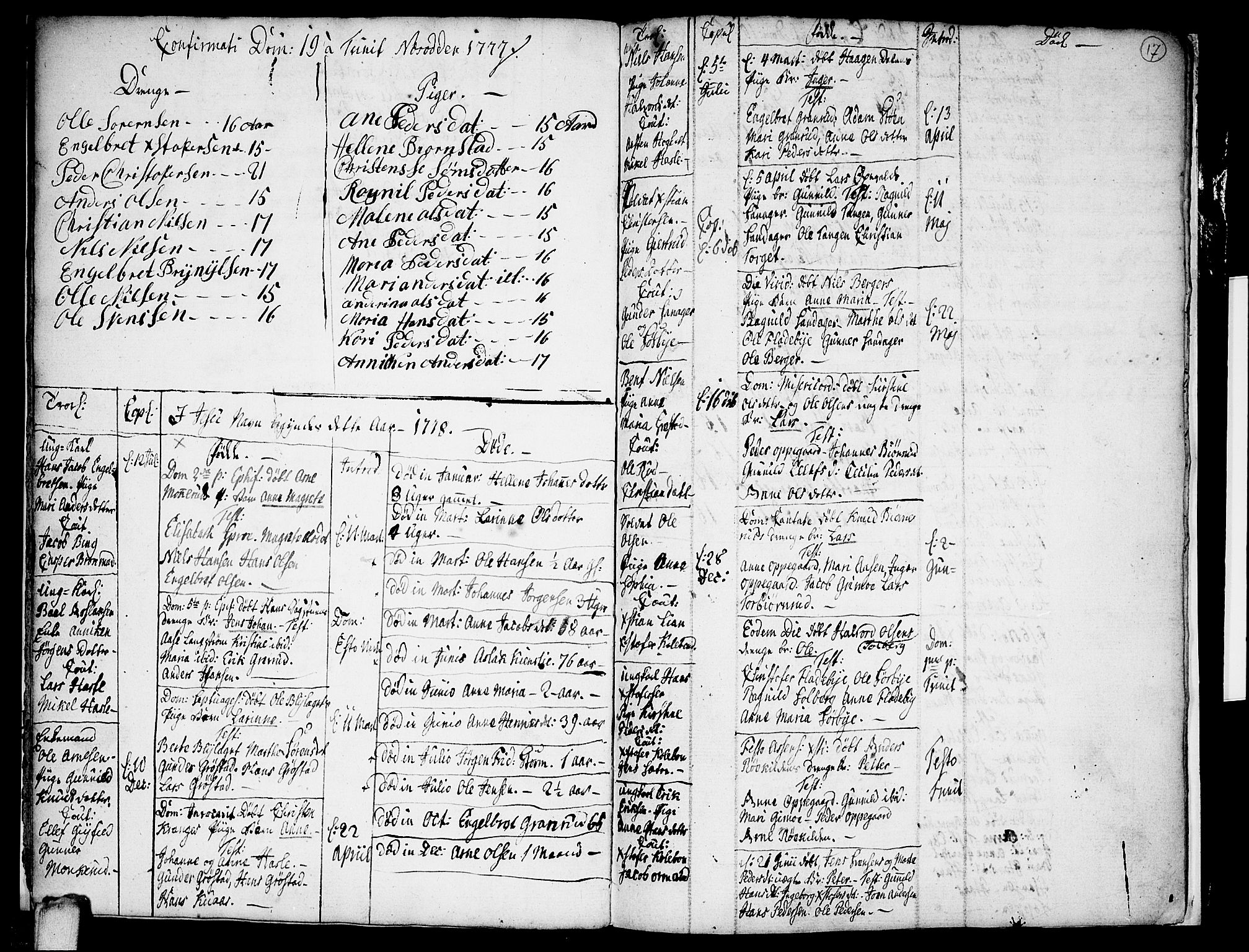 Nesodden prestekontor Kirkebøker, SAO/A-10013/F/Fa/L0003: Parish register (official) no. I 3, 1769-1780, p. 17