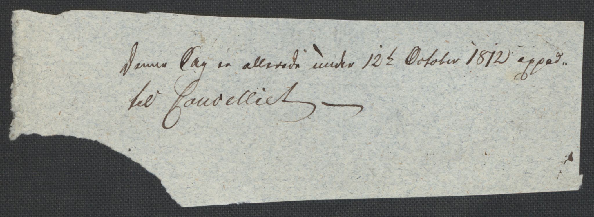 Christie, Wilhelm Frimann Koren, AV/RA-PA-0014/F/L0004: Christies dokumenter fra 1814, 1814, p. 3