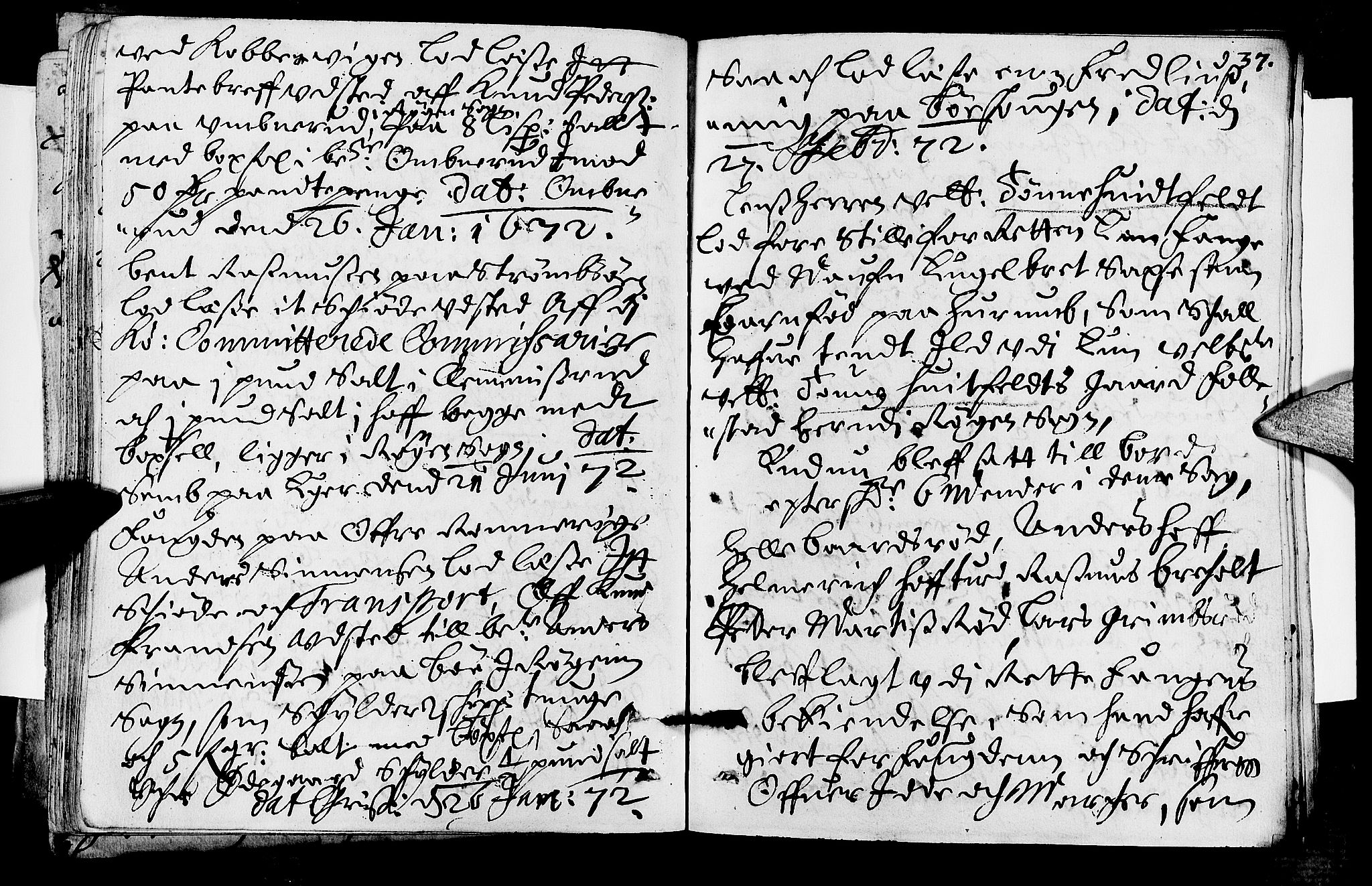 Lier, Røyken og Hurum sorenskriveri, SAKO/A-89/F/Fa/L0013: Tingbok, 1672, p. 37