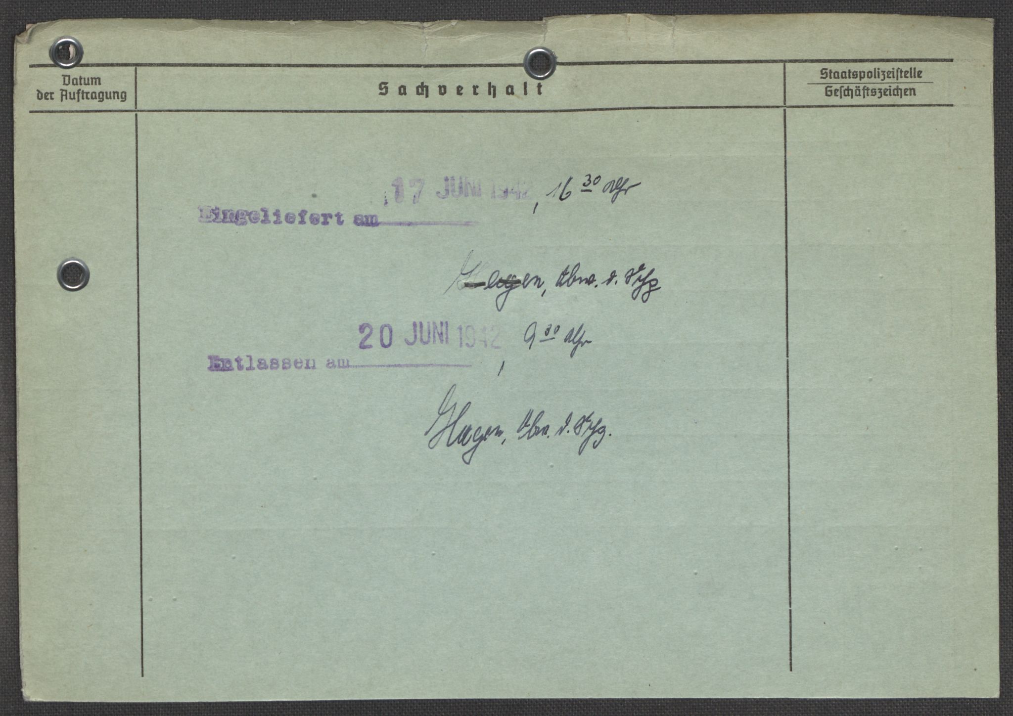 Befehlshaber der Sicherheitspolizei und des SD, AV/RA-RAFA-5969/E/Ea/Eaa/L0009: Register over norske fanger i Møllergata 19: Ru-Sy, 1940-1945, p. 1593