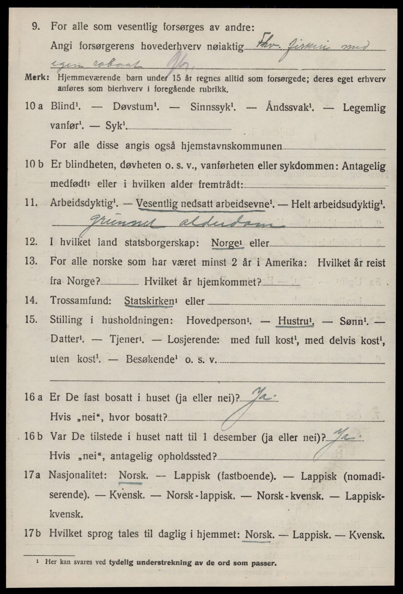 SAT, 1920 census for Nord-Frøya, 1920, p. 8168