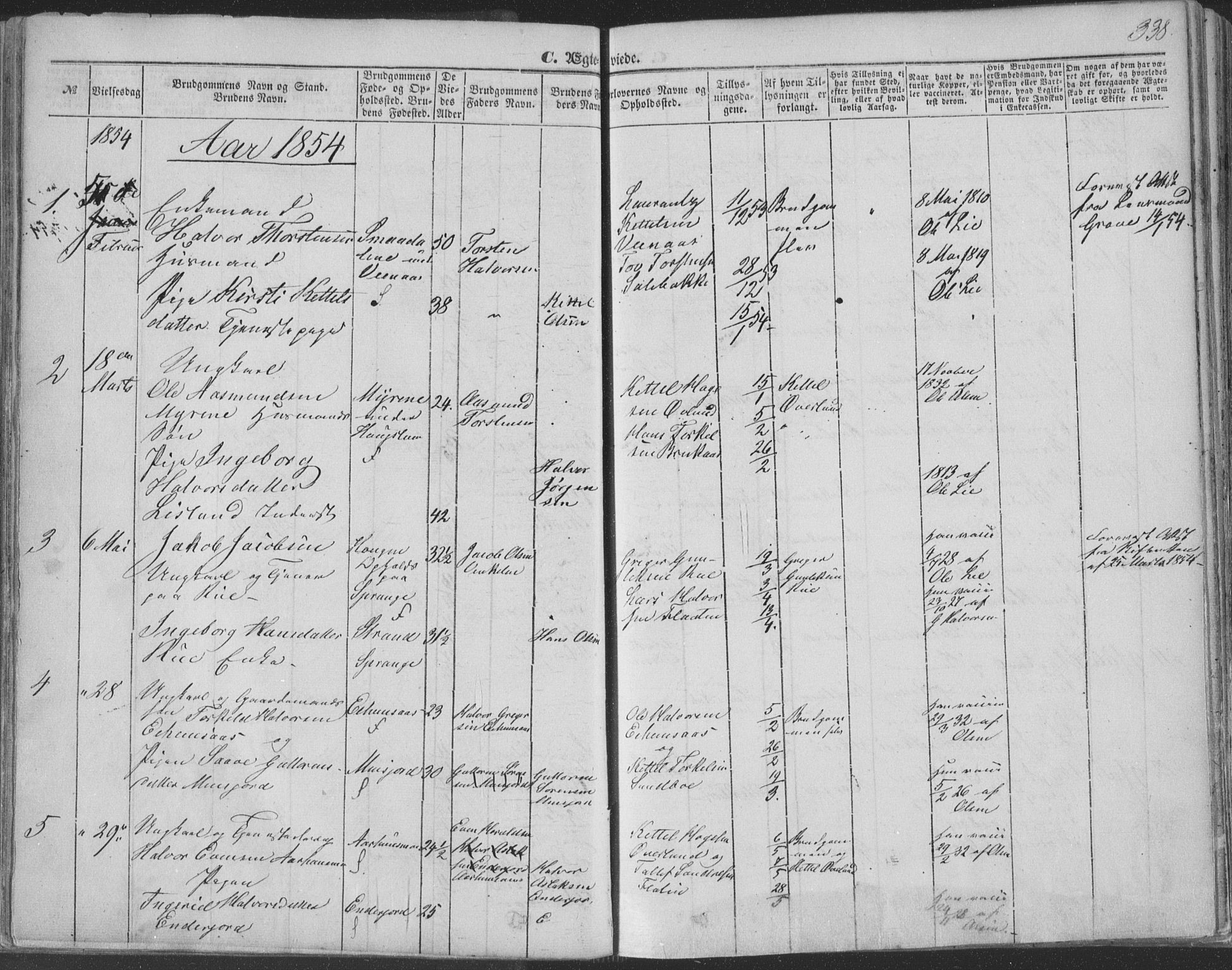 Seljord kirkebøker, SAKO/A-20/F/Fa/L012b: Parish register (official) no. I 12B, 1850-1865, p. 338