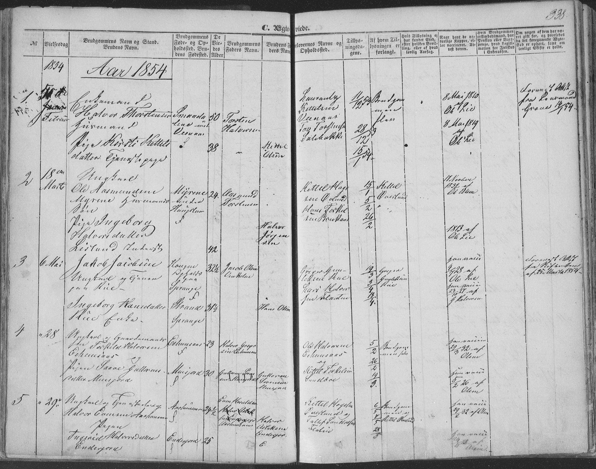 Seljord kirkebøker, AV/SAKO-A-20/F/Fa/L012b: Parish register (official) no. I 12B, 1850-1865, p. 338