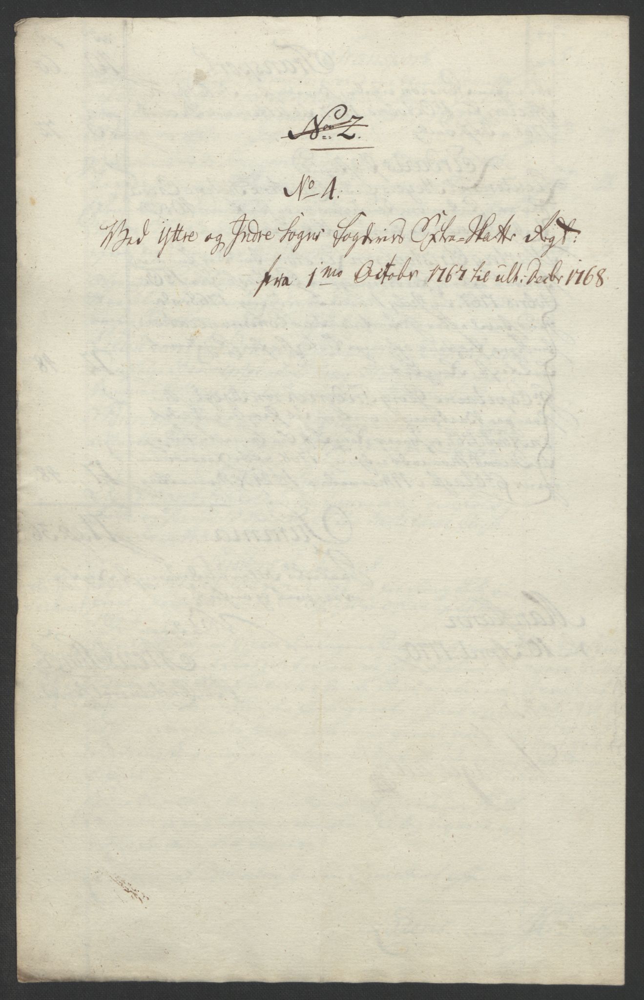 Rentekammeret inntil 1814, Realistisk ordnet avdeling, AV/RA-EA-4070/Ol/L0018: [Gg 10]: Ekstraskatten, 23.09.1762. Sogn, 1762-1772, p. 183