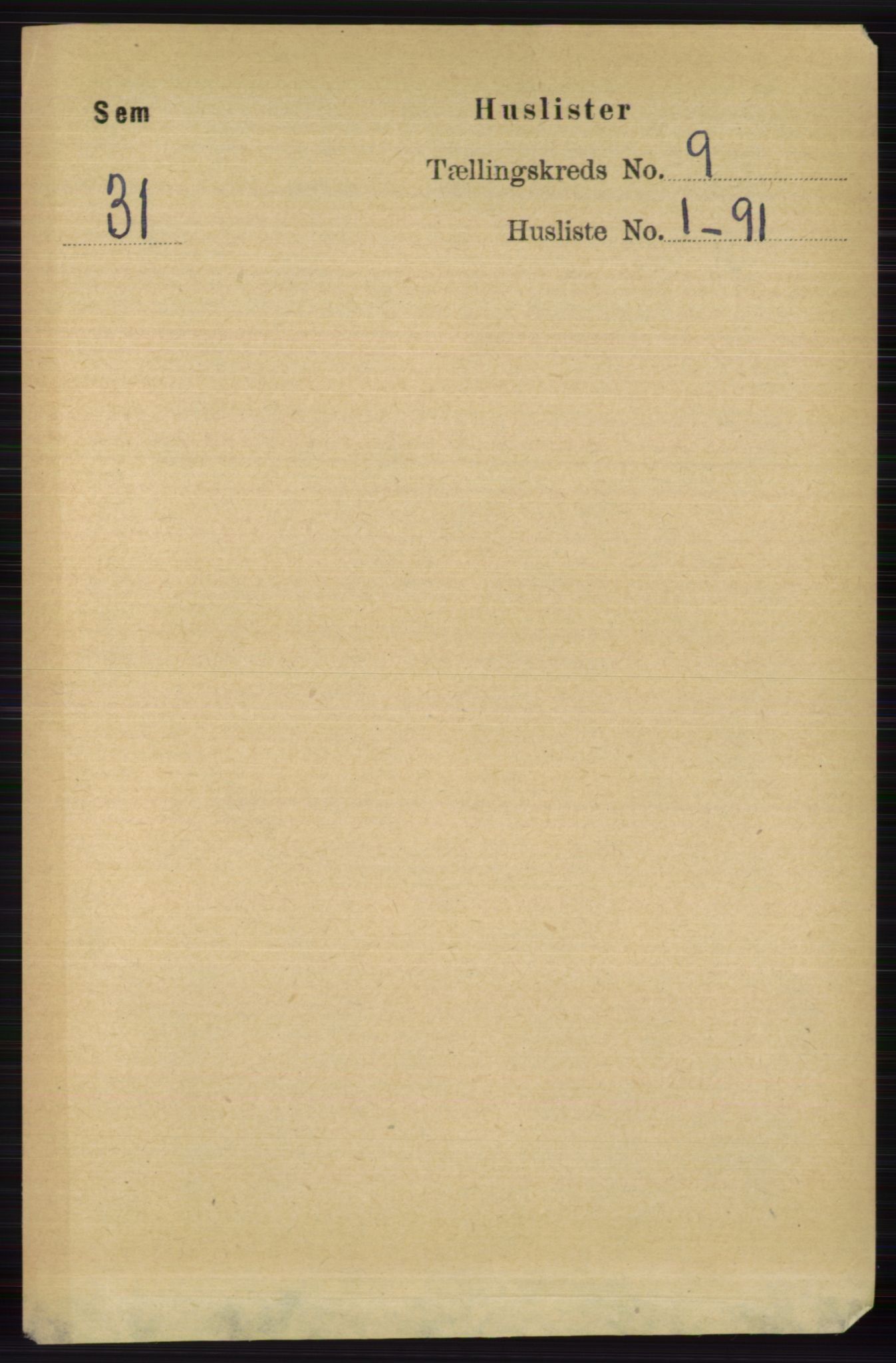 RA, 1891 census for 0721 Sem, 1891, p. 4154