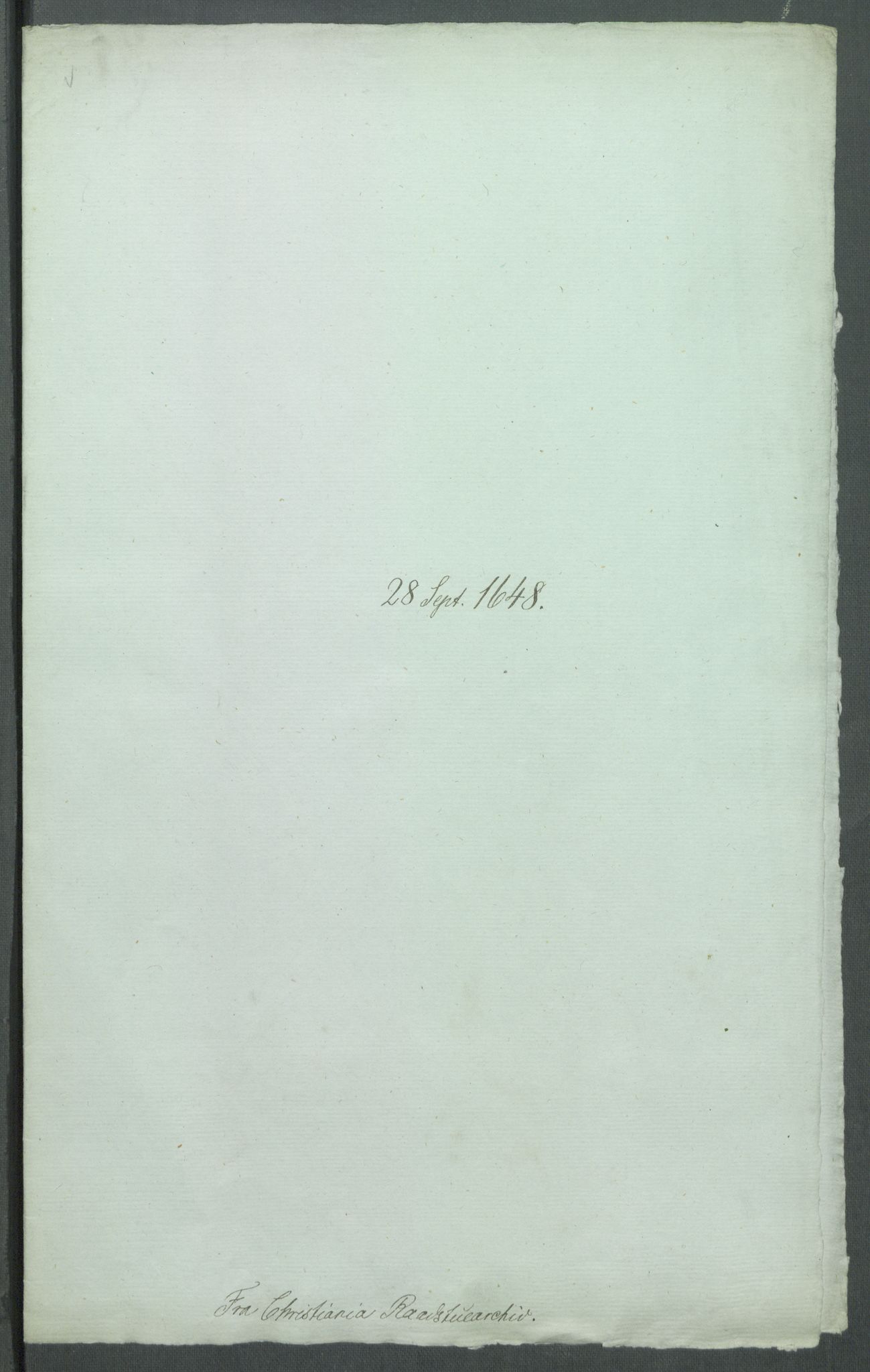 Riksarkivets diplomsamling, RA/EA-5965/F02/L0161: Dokumenter, 1648, p. 81