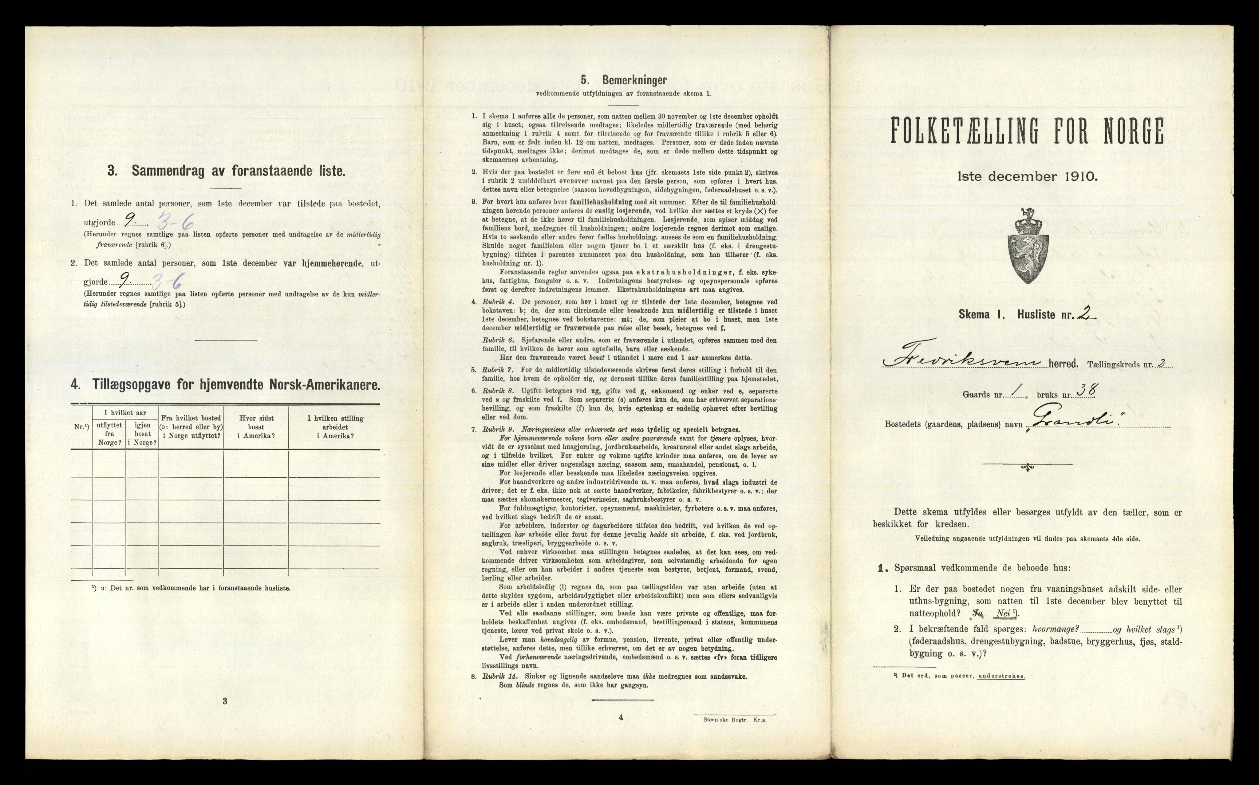 RA, 1910 census for Fredriksvern, 1910, p. 140