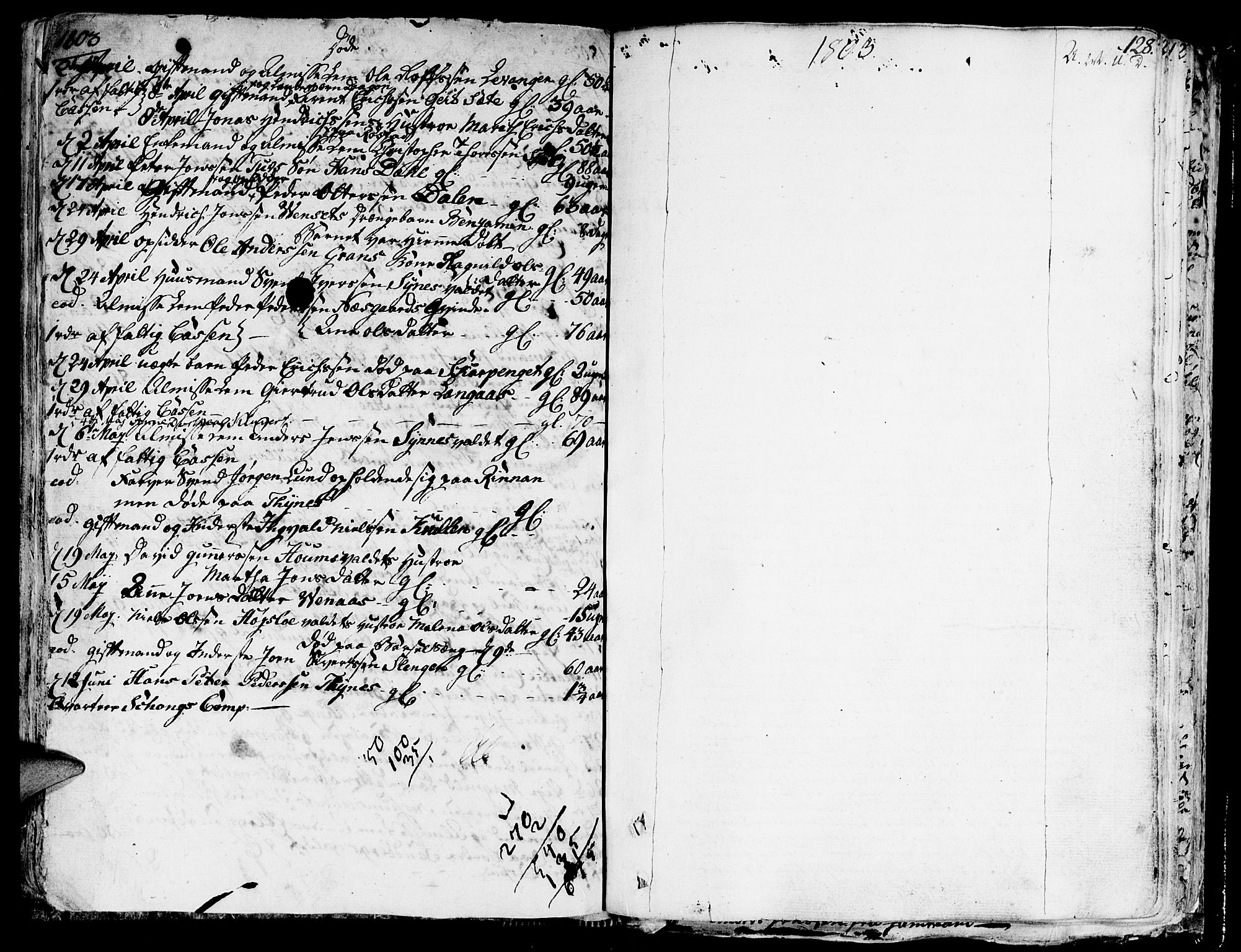 Ministerialprotokoller, klokkerbøker og fødselsregistre - Nord-Trøndelag, SAT/A-1458/717/L0142: Parish register (official) no. 717A02 /1, 1783-1809, p. 128