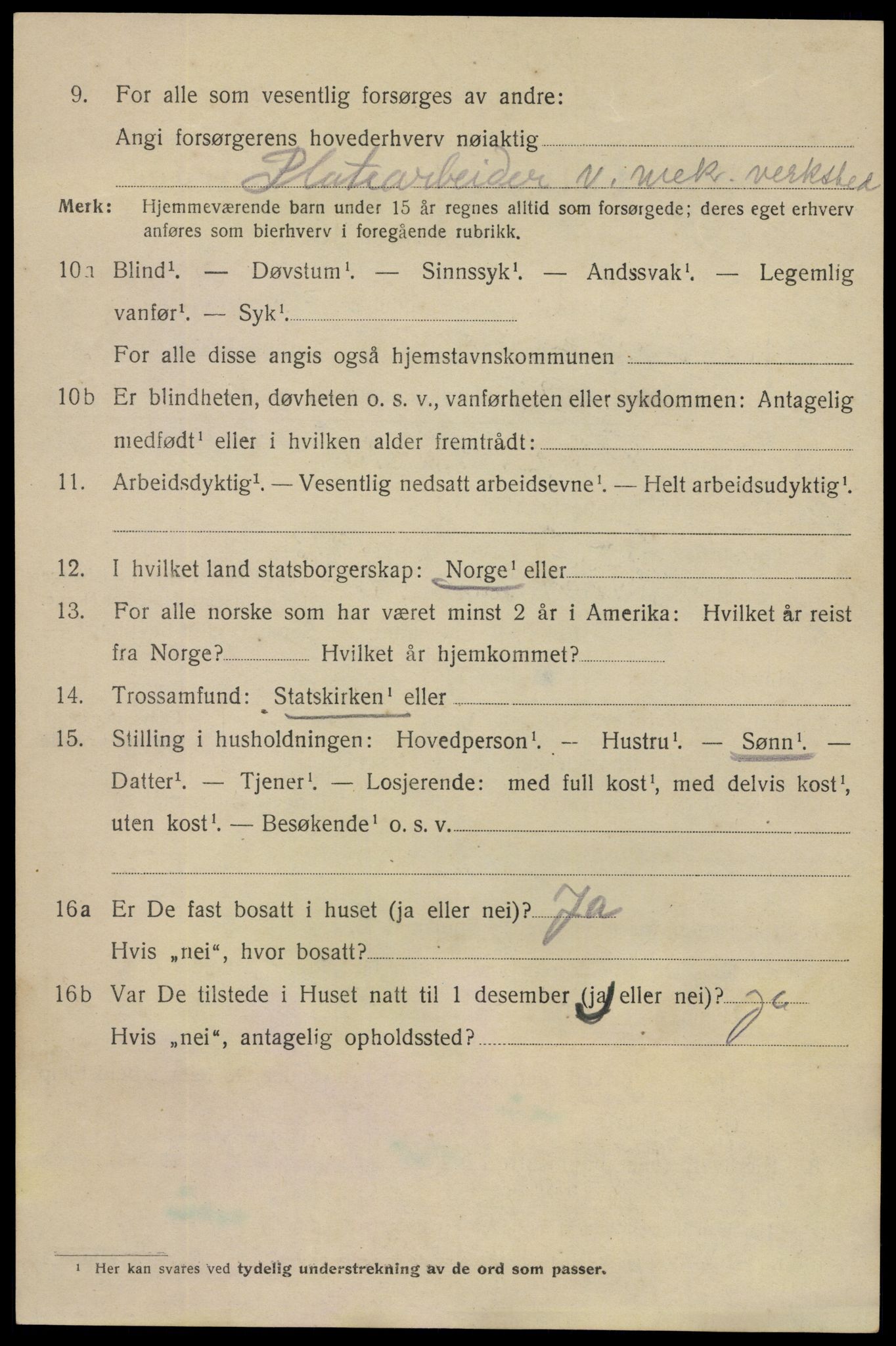 SAO, 1920 census for Fredrikstad, 1920, p. 31038