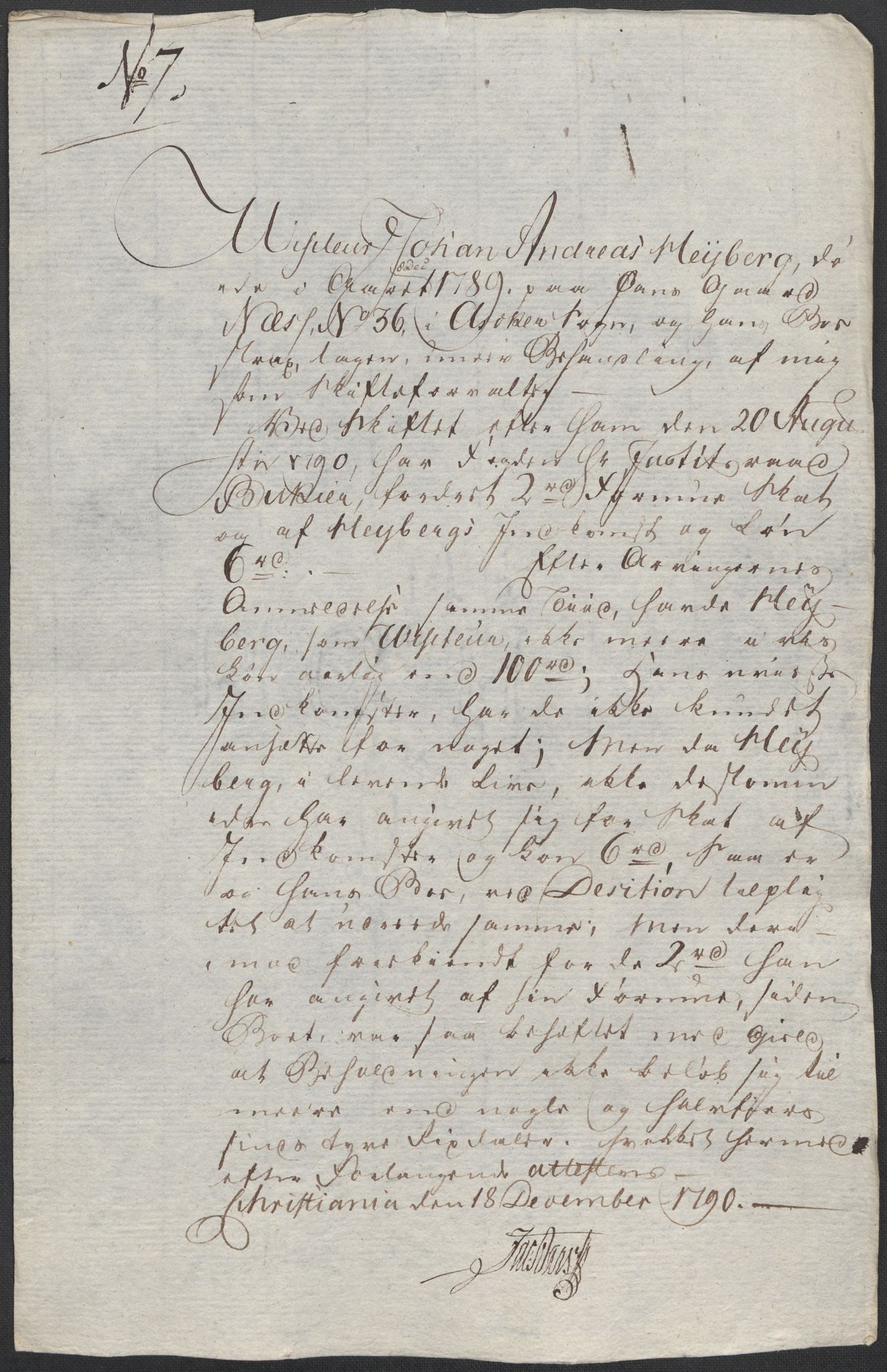 Rentekammeret inntil 1814, Reviderte regnskaper, Mindre regnskaper, AV/RA-EA-4068/Rf/Rfe/L0001: Aker og Follo fogderi, 1789, p. 15