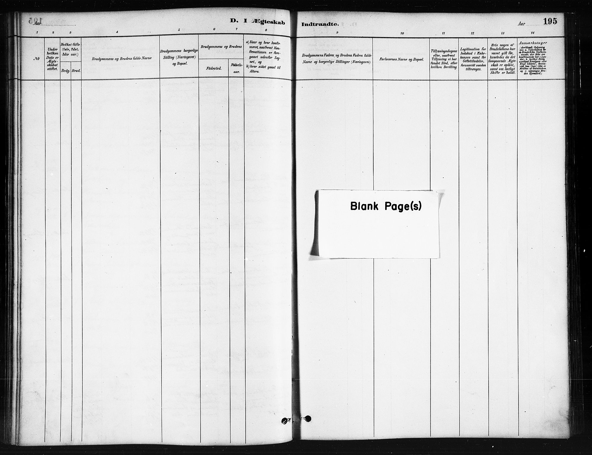 Ministerialprotokoller, klokkerbøker og fødselsregistre - Nordland, AV/SAT-A-1459/874/L1059: Parish register (official) no. 874A03, 1884-1890, p. 195