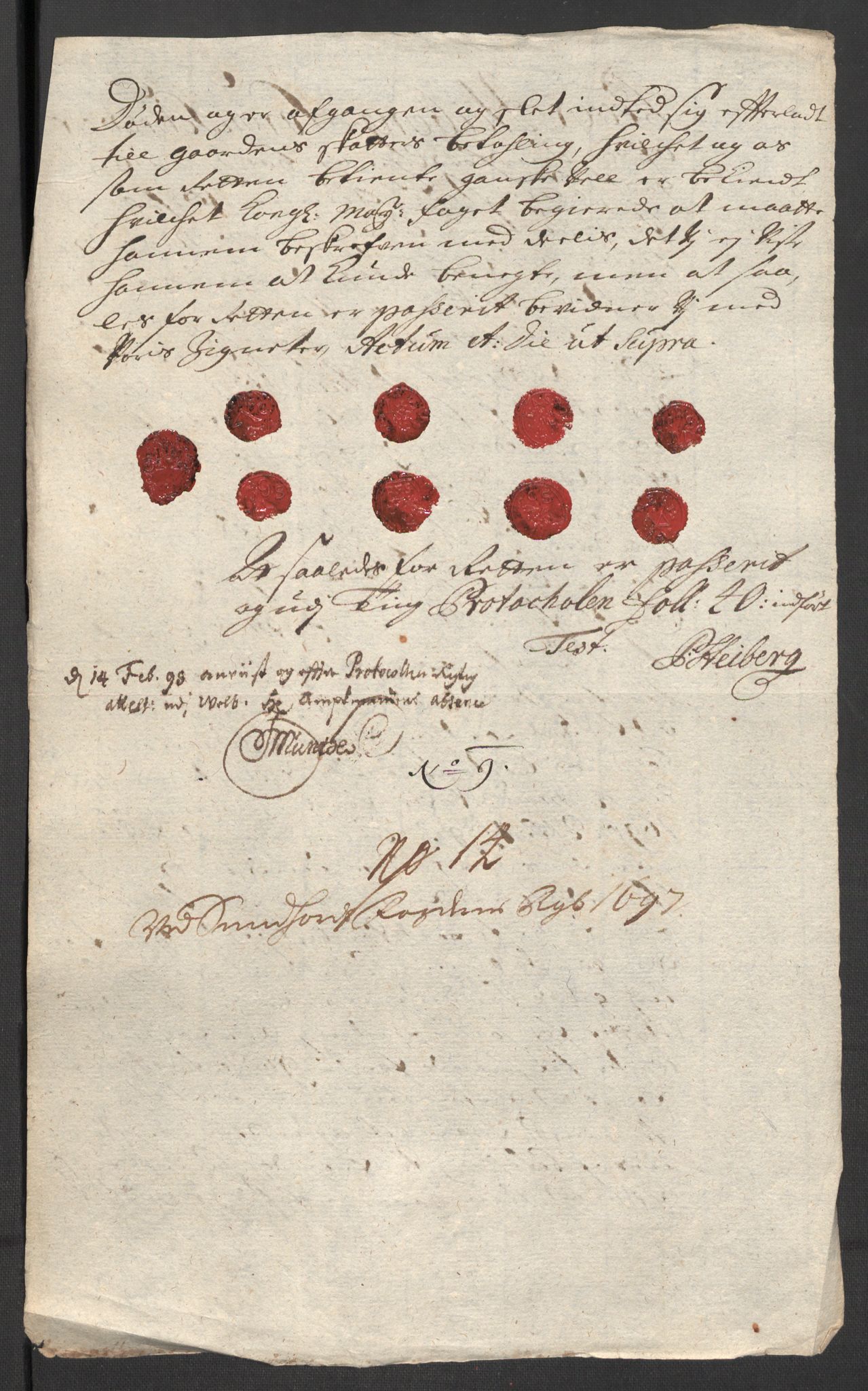 Rentekammeret inntil 1814, Reviderte regnskaper, Fogderegnskap, AV/RA-EA-4092/R48/L2977: Fogderegnskap Sunnhordland og Hardanger, 1697-1698, p. 134