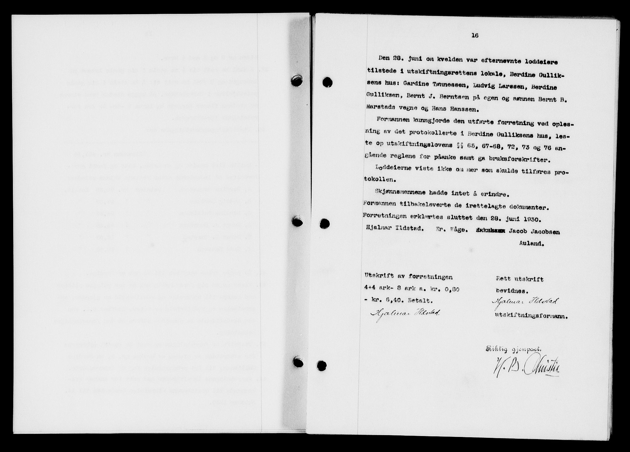 Flekkefjord sorenskriveri, AV/SAK-1221-0001/G/Gb/Gba/L0046: Mortgage book no. 44, 1930-1931, Deed date: 20.01.1931